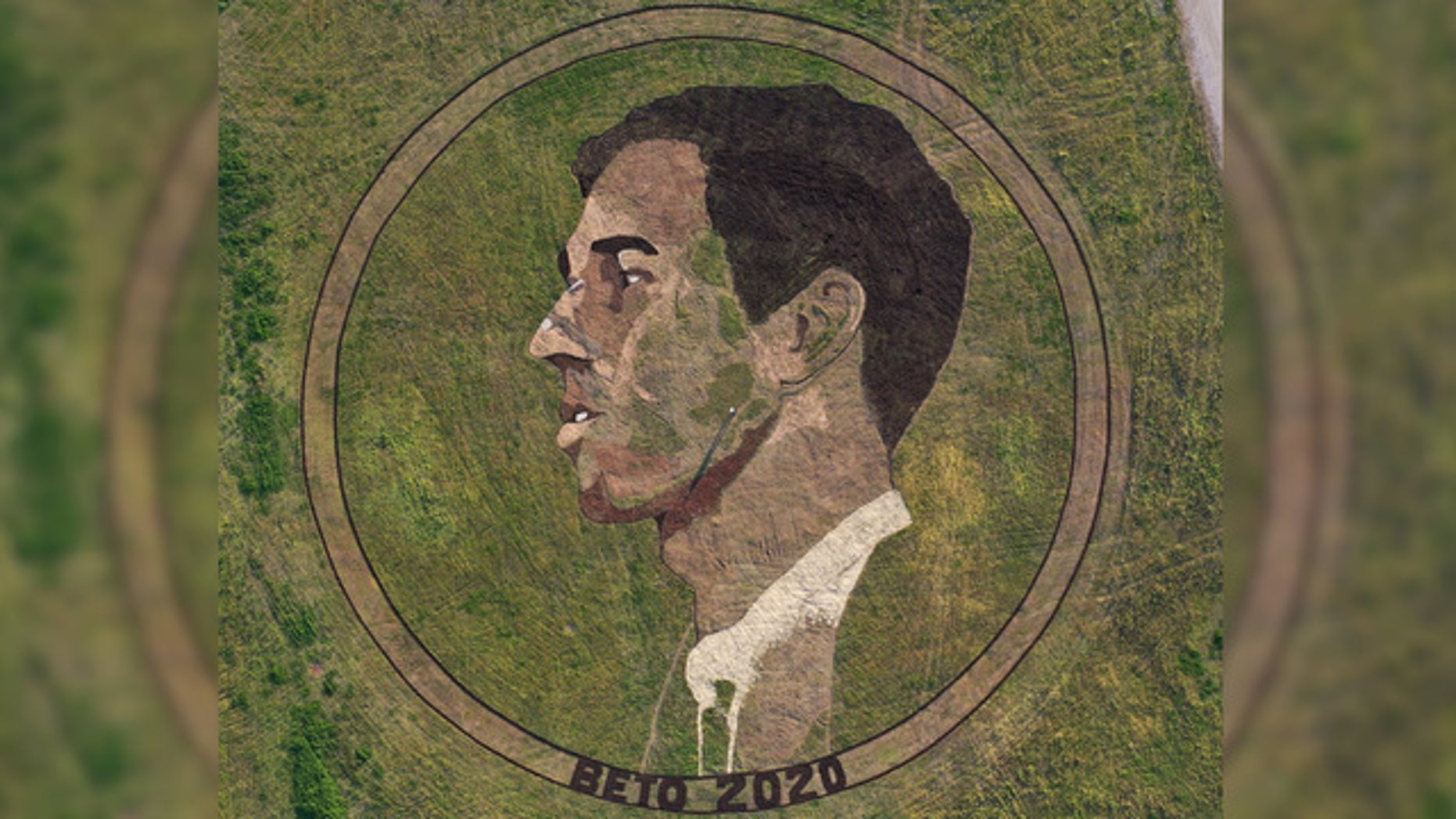 Stan Herd used soil grass and rock to dress his canvas on an East Austin ranch