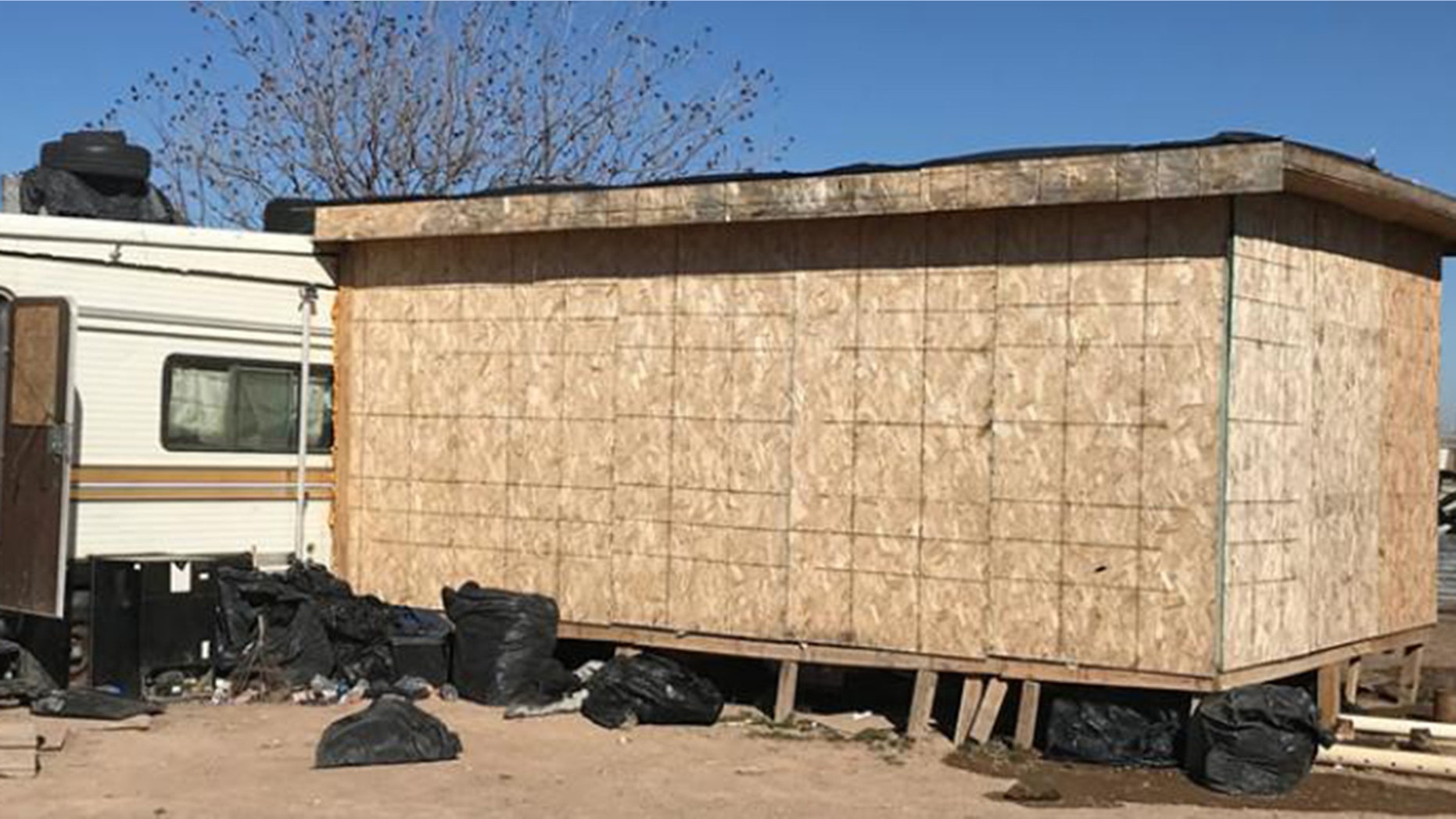 Sixty-seven illegal immigrants were found inside this New Mexico shed in deplorable conditions.