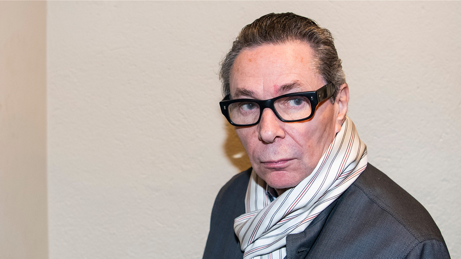 Jean-Claude Arnault arrives at court in Stockholm last year, where he was convicted of rape, and sentenced to two years in prison. (JONATHAN NACKSTRAND/AFP/Getty Images)