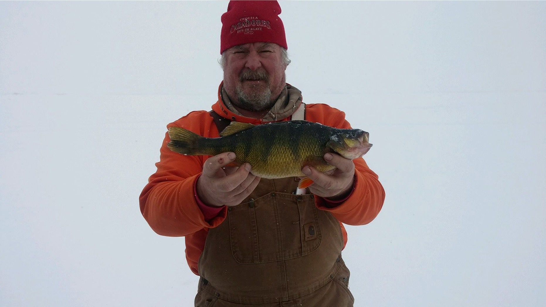 An ice fisherman in Nevada has officially tied the state record for yellow perch