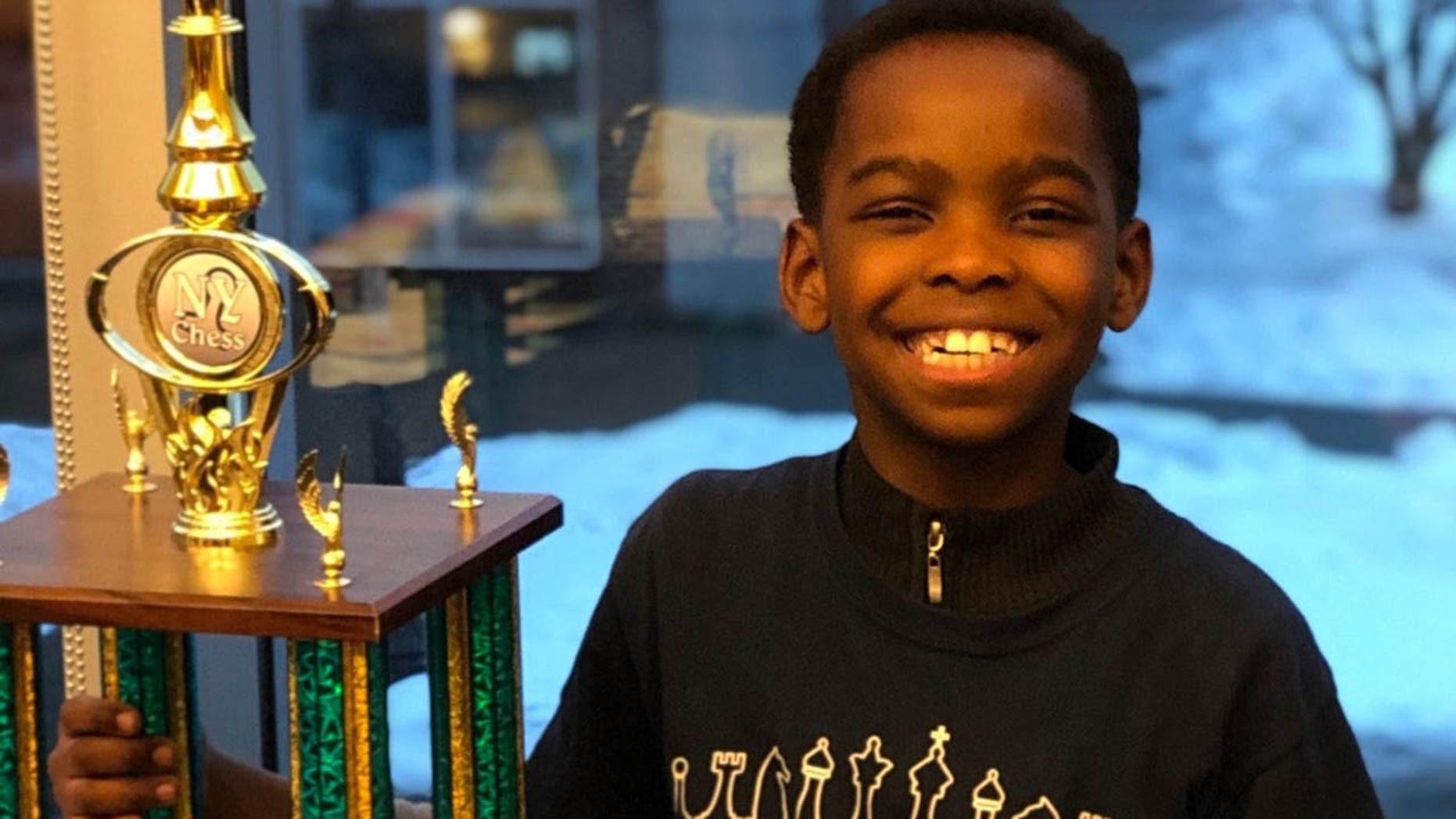 Image result for 8-Year-Old Homeless Nigerian Refugee Wins New York State Chess Championship