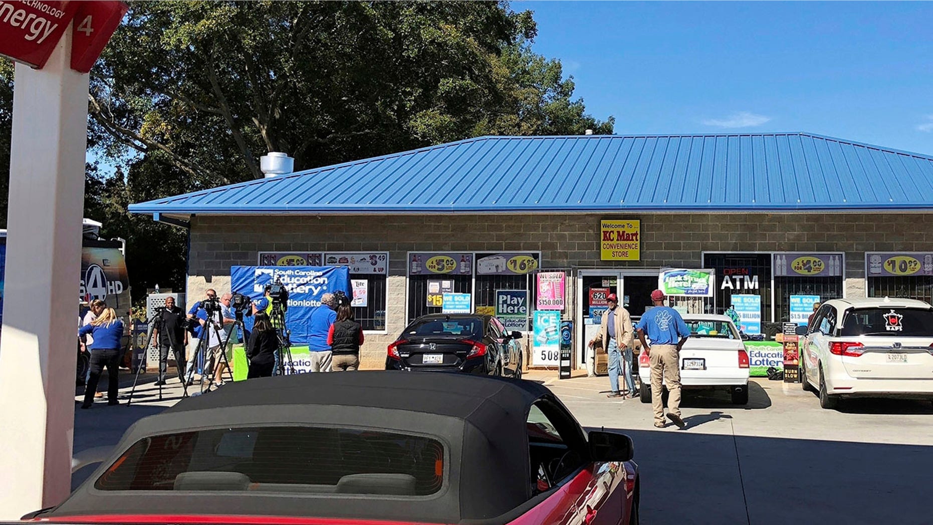 FILE 2018: The winning lotto ticket was purchased at the KC Mart in Simpsonville, S.C.