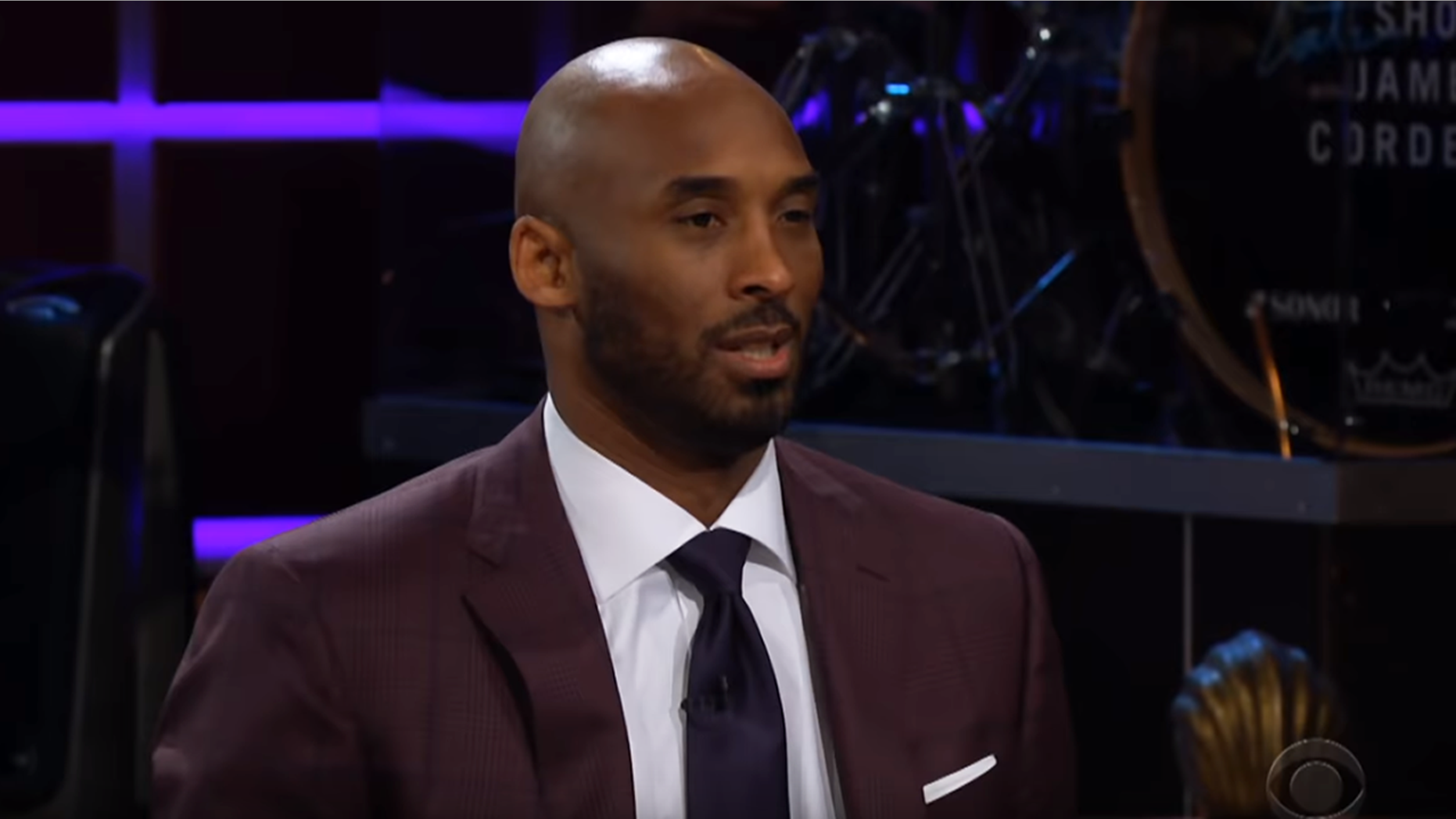 Kobe Bryant appears on "The Late Late Show with James Corden." (Photo: CBS)