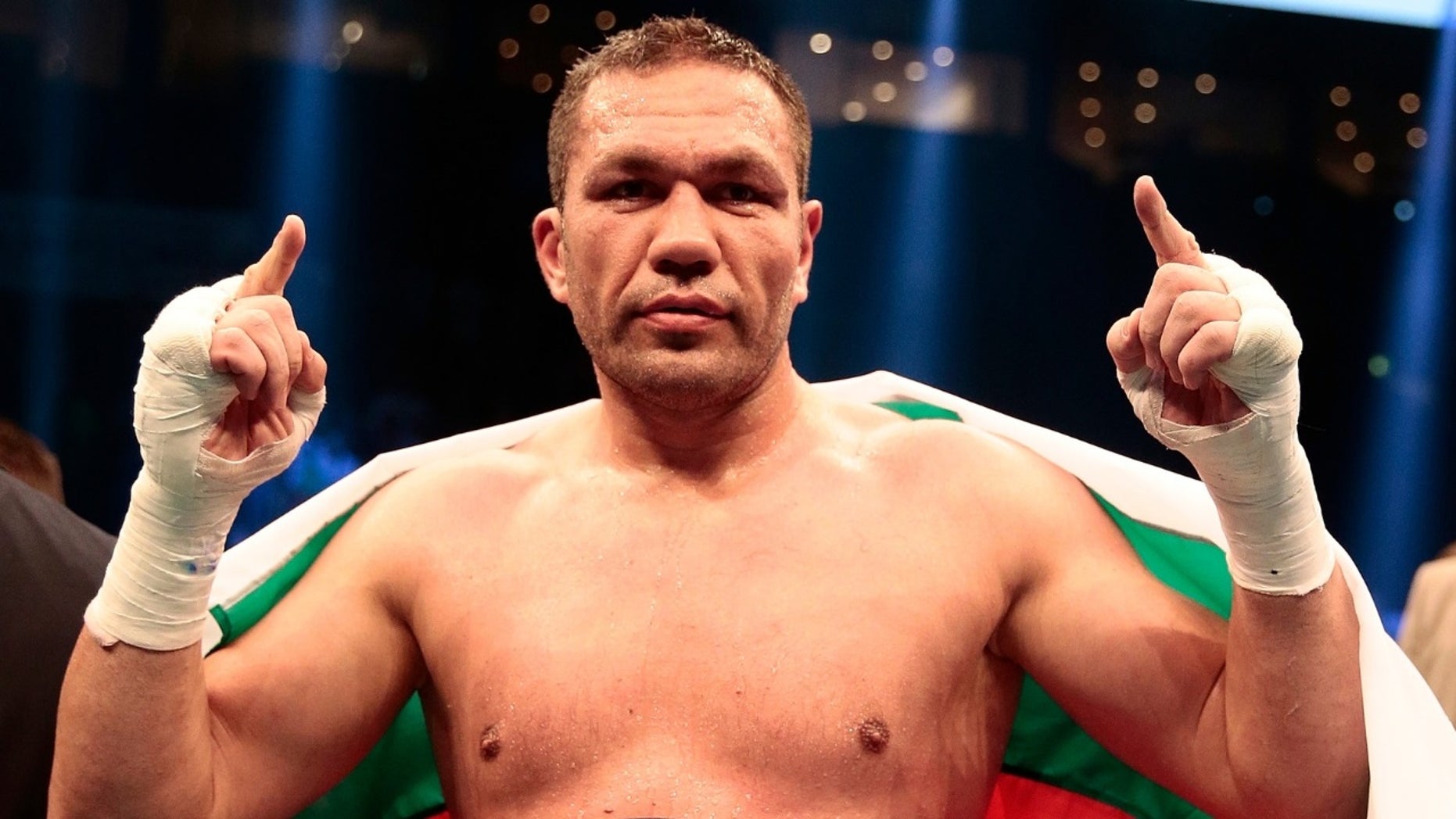 Bulgarian boxer Kubrat Pulev kissed reporter Jenny SuShe while she interviewed him following his fight on Saturday, March 23, 2019.