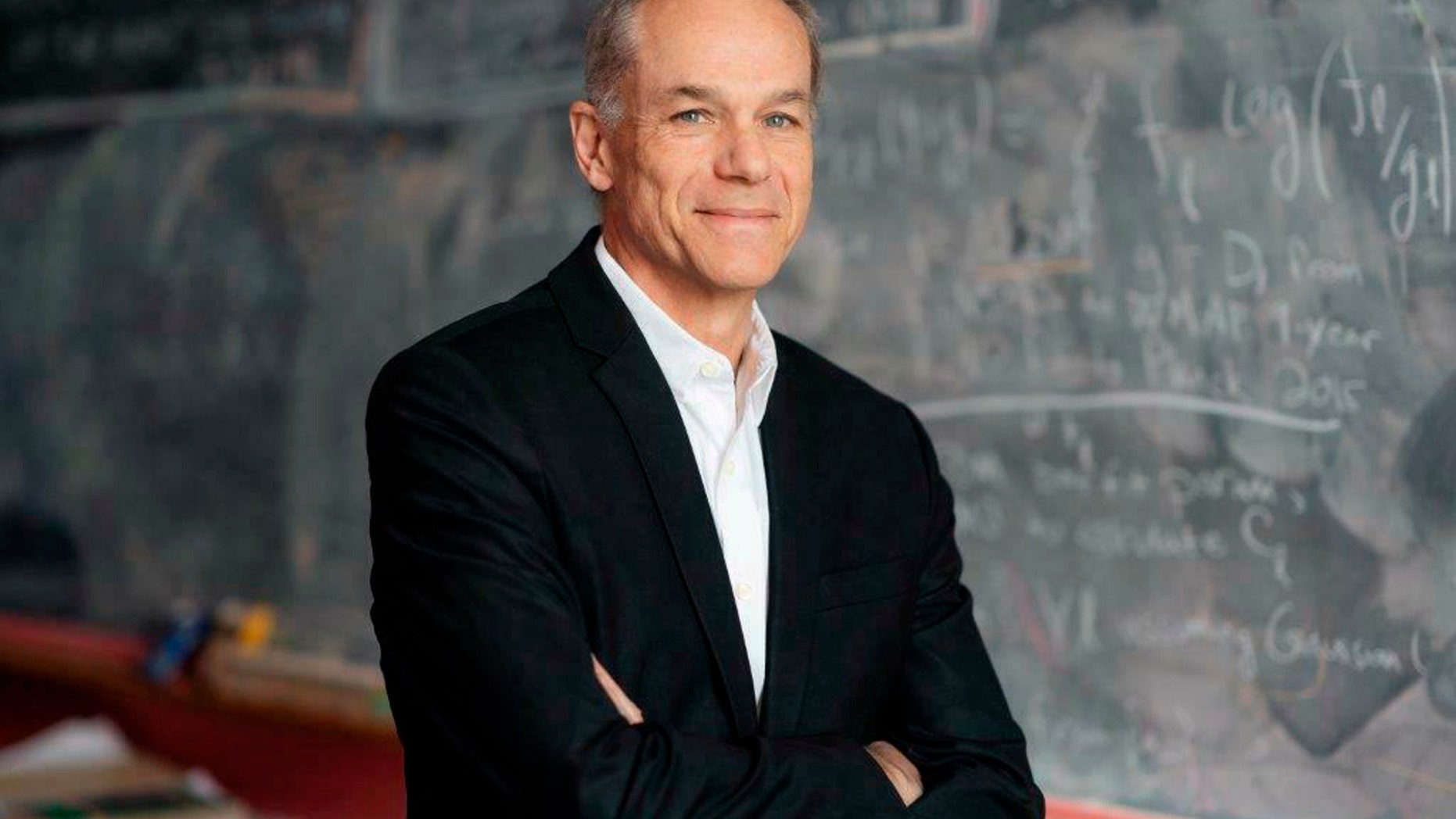 This Feb. 27, 2019, photo provided by Dartmouth College shows physics professor Marcelo Gleiser at Dartmouth College in Hanover, N.H. Gleiser, who has written books on topics ranging from the origin of the universe to how science engages with spirituality, is the winner of the 2019 Templeton Prize, one of the world's leading religion prizes. (Eli Burakian/Dartmouth College via AP)