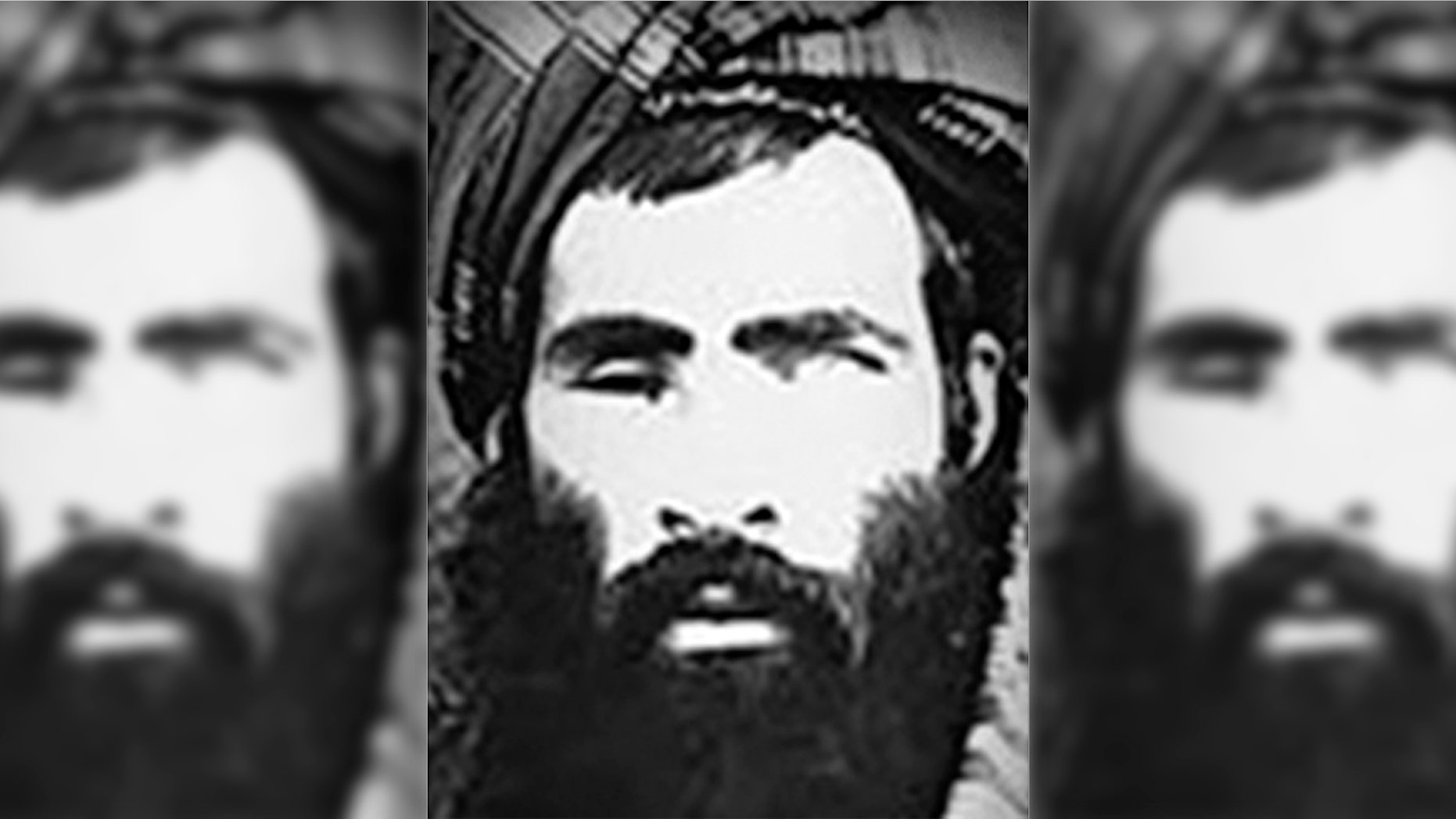 Mullah Omar of Afghanistan's Taliban regime is shown in this undated U.S. National Counterterrorism Center image.