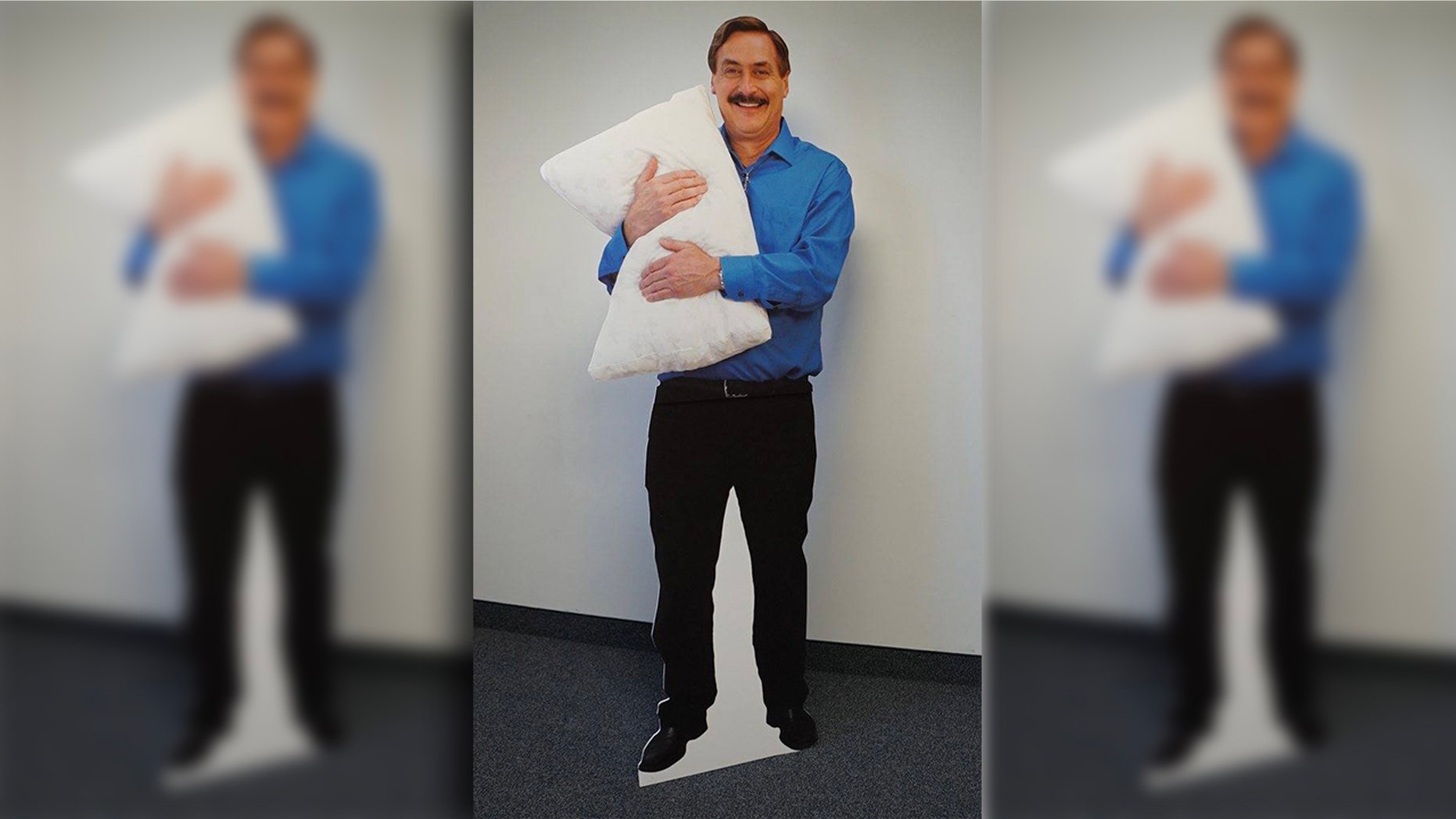 The Jordan Police Department shared a call officers received to check on the welfare of a man who turned out to the cutout of MyPillow CEO Mike Lindell.