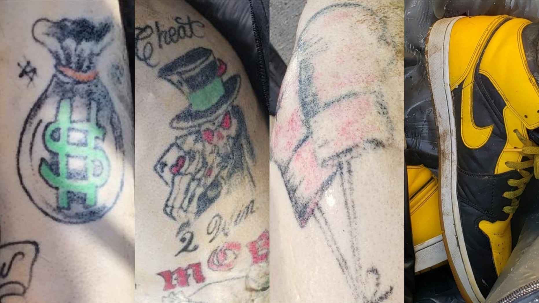 Authorities released photos of a man's tattoos in hopes of identifying the individual whose body was discovered floating in the water off the New York City coast.