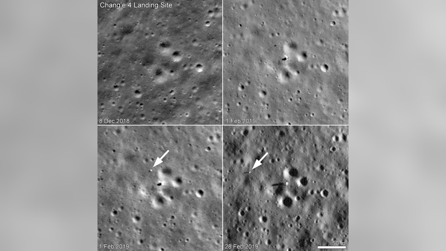 NASA Moon orbiter tracks Chinese rover on lunar farside, photos show ...