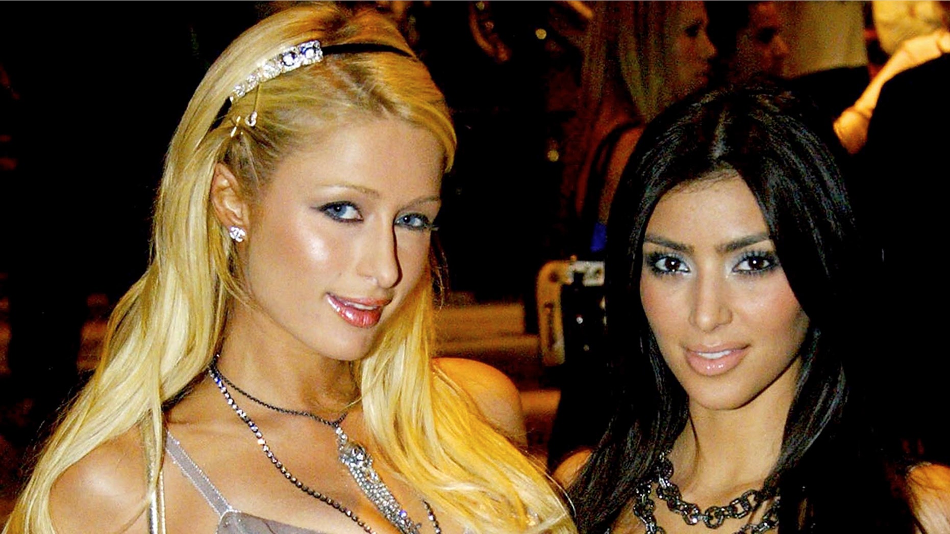 Paris Hilton and Kim Kardashian, pictured here on New Years Day on January 01, 2007 in Sydney, Australia, reconnected at the heiress' 38th birthday party.