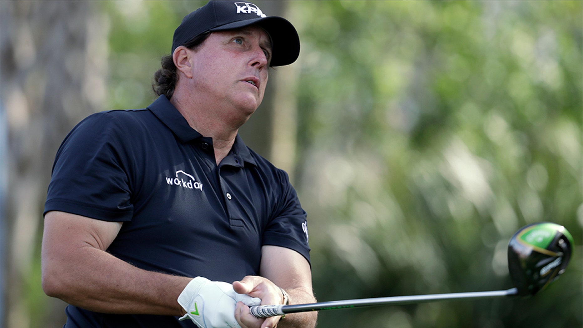 Golfer Phil Mickelson said on Twitter Thursday that he is among “thousands” who used the college consulting company accused of orchestrating a massive college admissions bribery scheme. (AP Photo/Lynne Sladky)