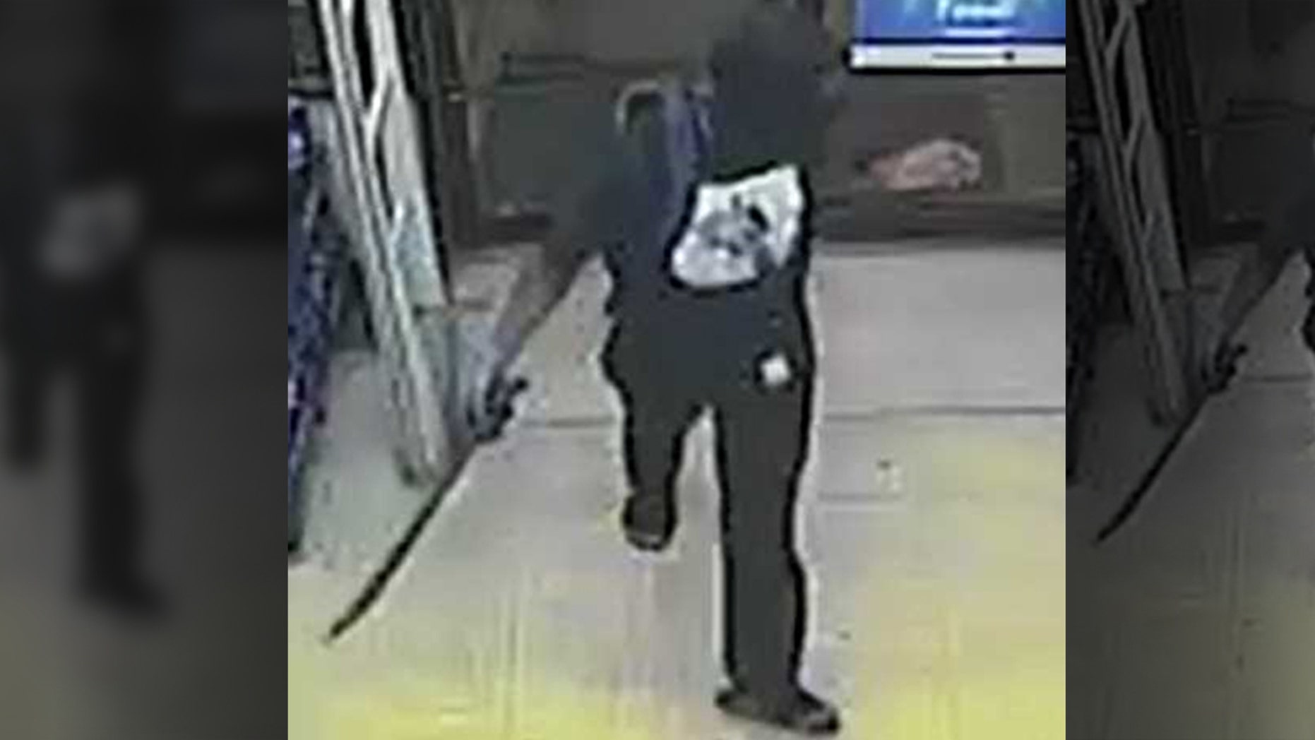 Two masked men burst into a Family Dollar in Birmingham, Ala., last week, police said.
