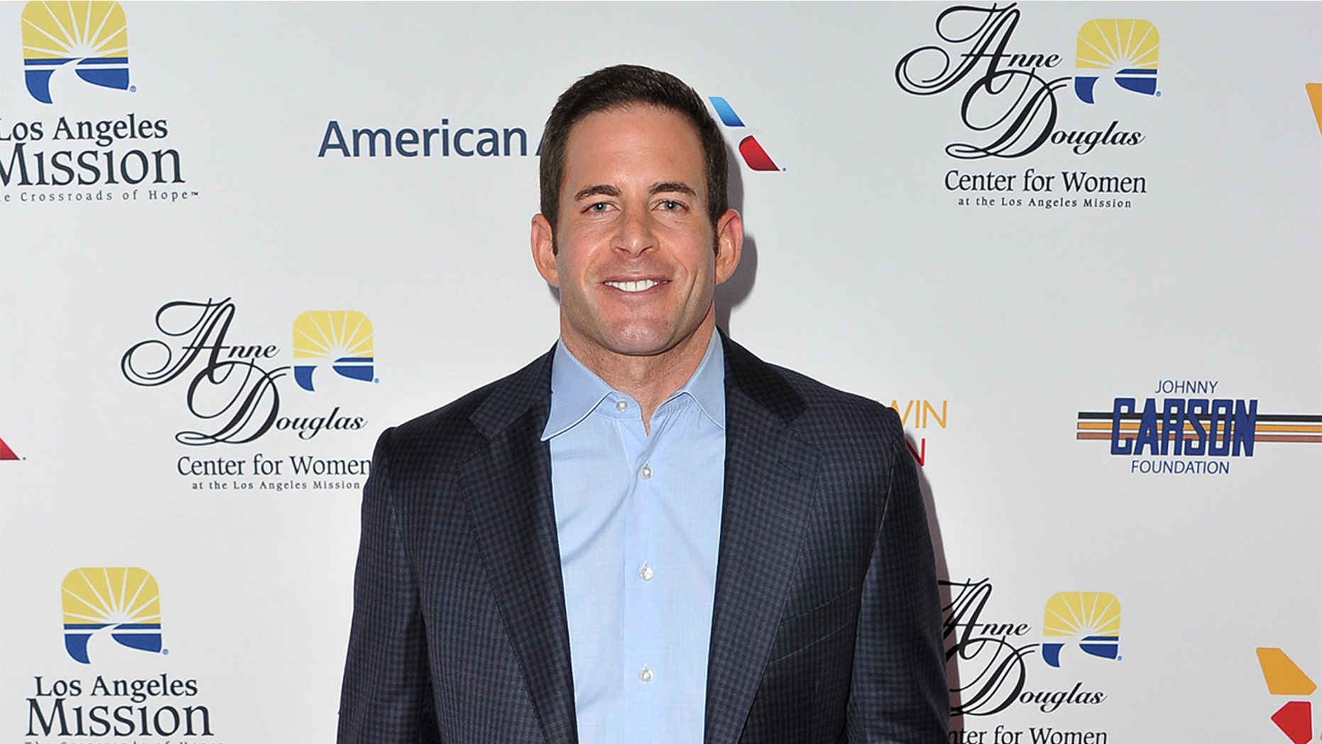 Television personality Tarek El Moussa attends the Los Angeles Mission Legacy of Vision Gala at the Beverly Hilton Hotel on October 25th.