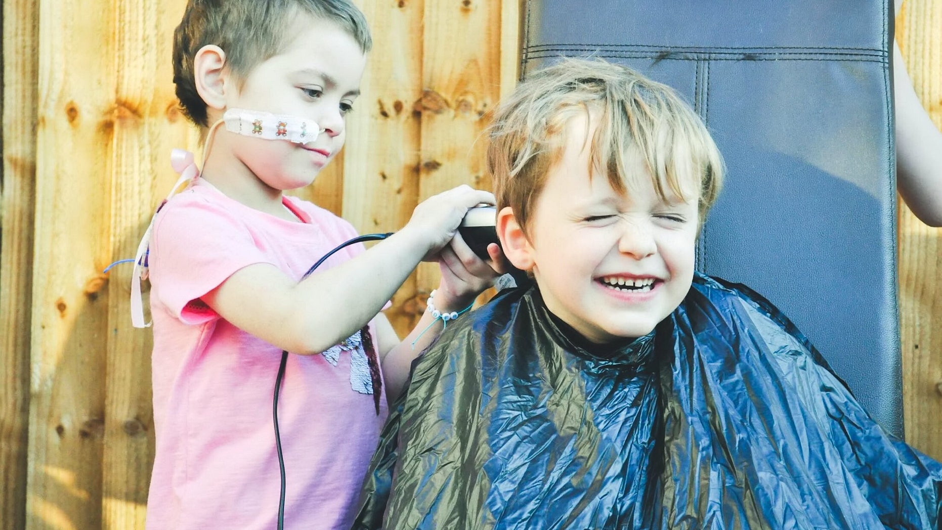 Boy, 6, has best friend battling cancer shave his head in show of support Boy, 6, has best friend battling cancer shave his head in show of support