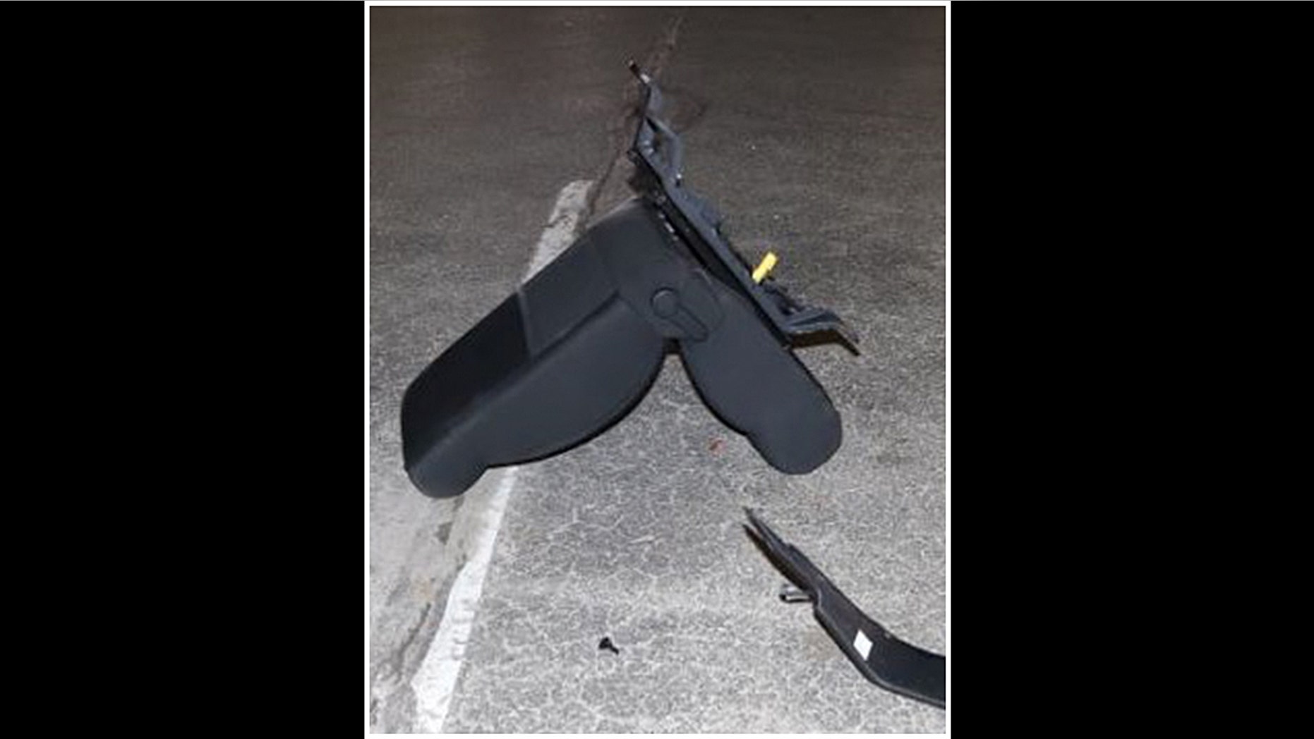 A vehicle seat with blood and teeth on it was discovered at a Lowe's parking lot in Indiana on Tuesday night, according to police.