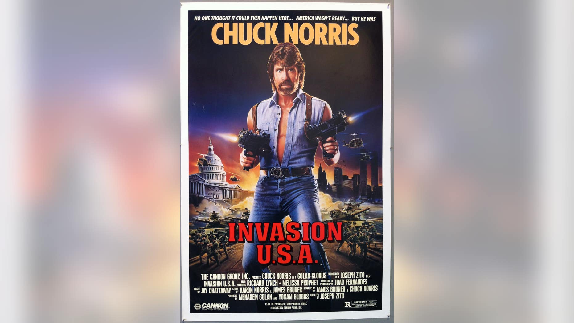 A professor said the photo of Chuck Norris undermined the public trust.