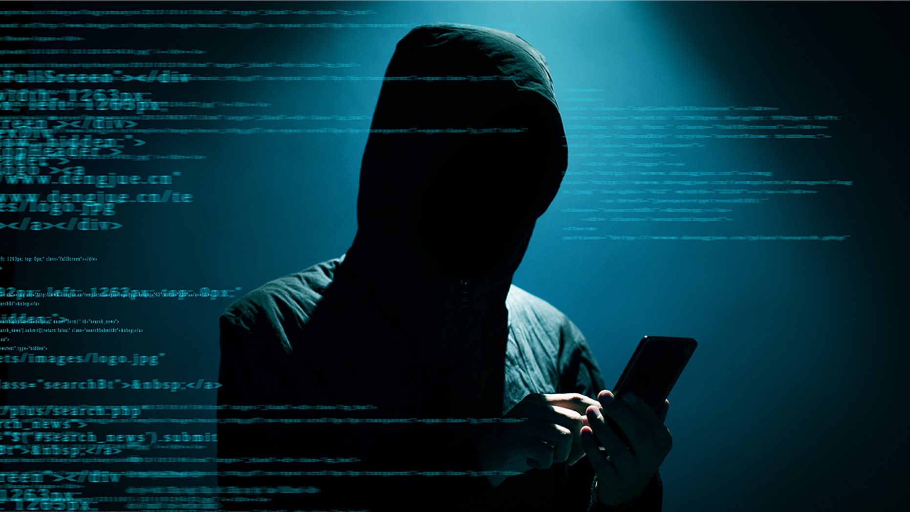 Illustration picture of a hacker.