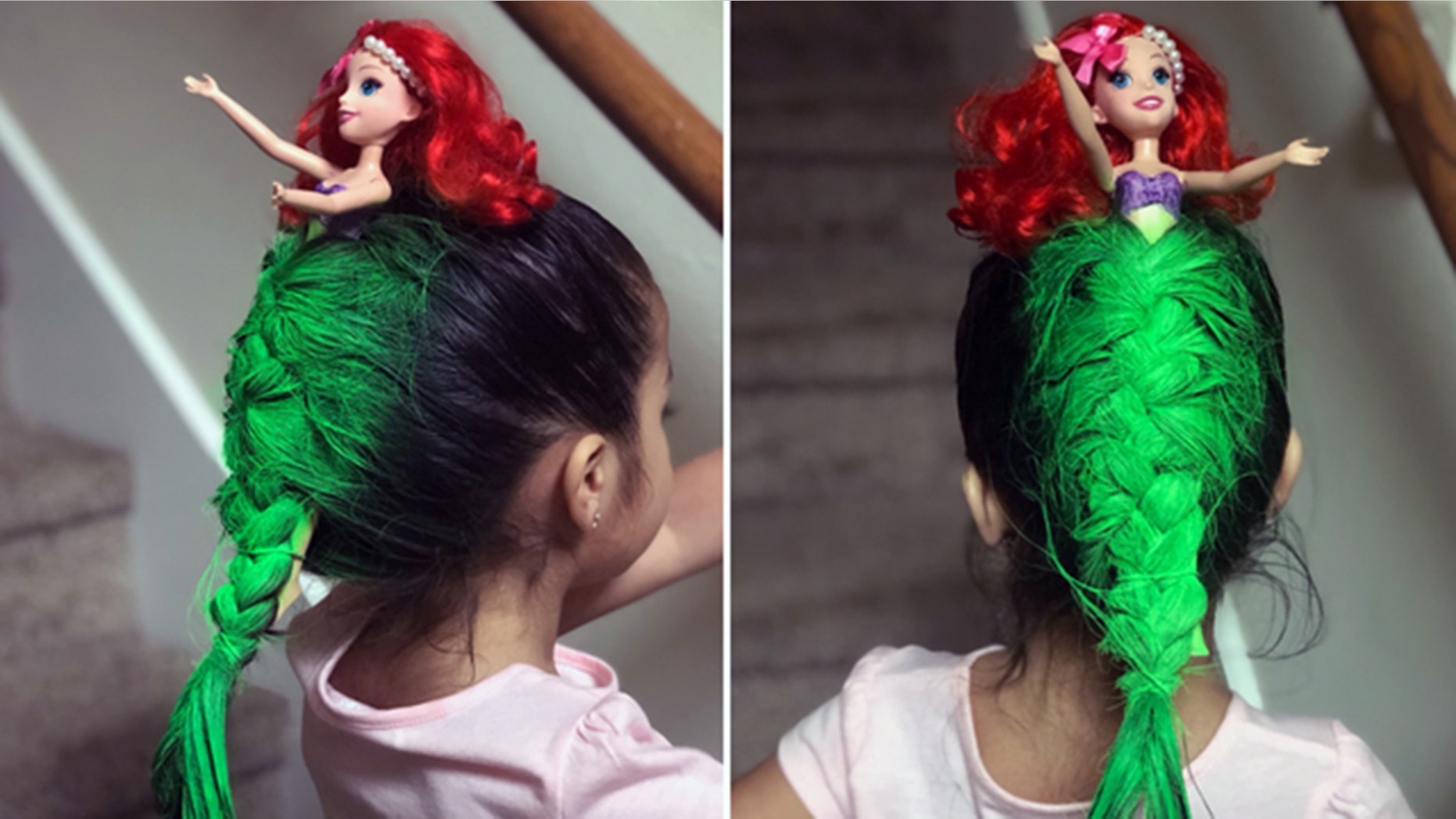 Girl with 'Little Mermaid'-inspired hairdo wins school's Girl with 'Little Mermaid'-inspired hairdo wins school's