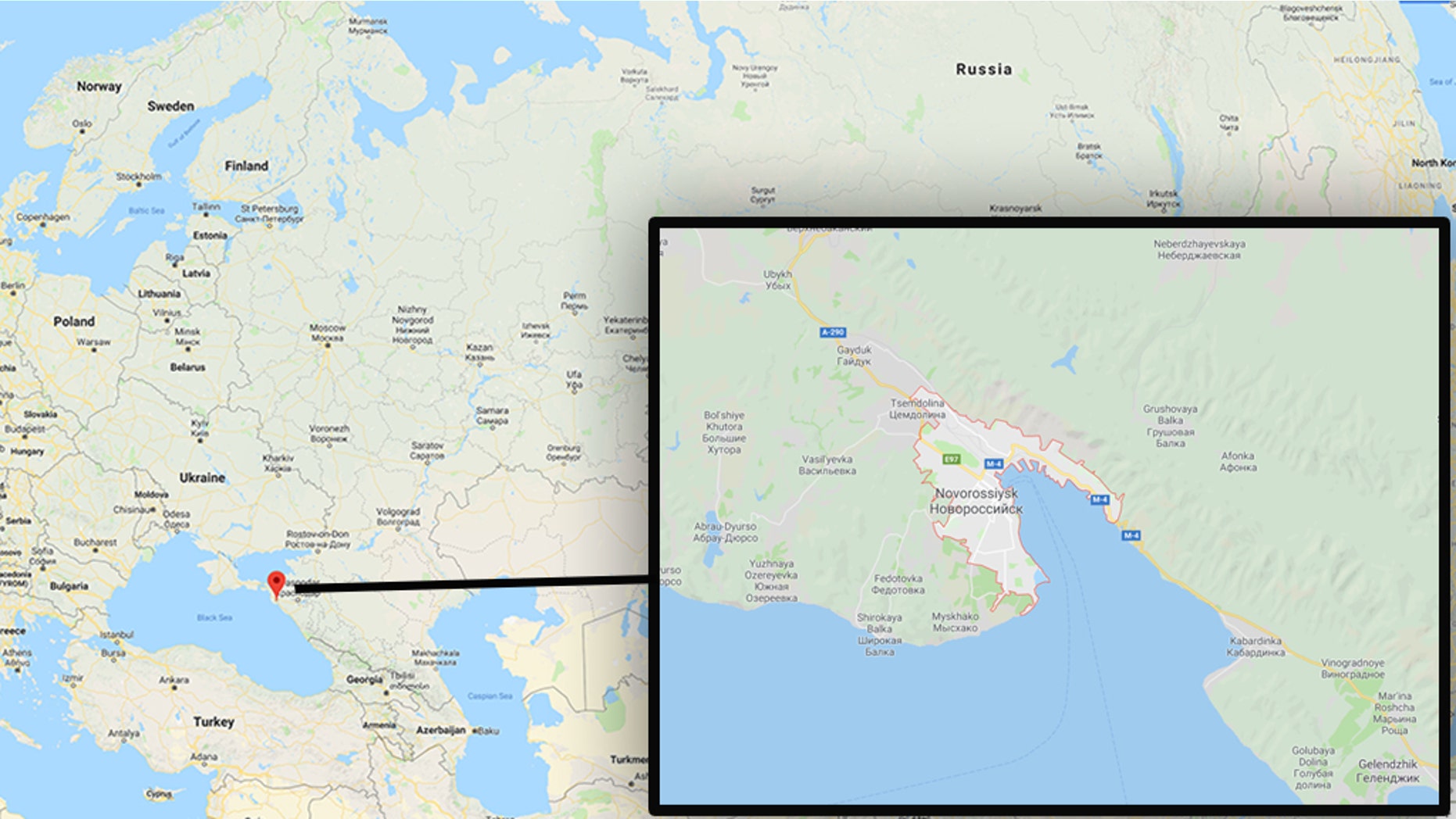 Two volunteers for the Church of Jesus Christ of Latter-day Saints were detained in Novorossiyk, Russia, church officials said.