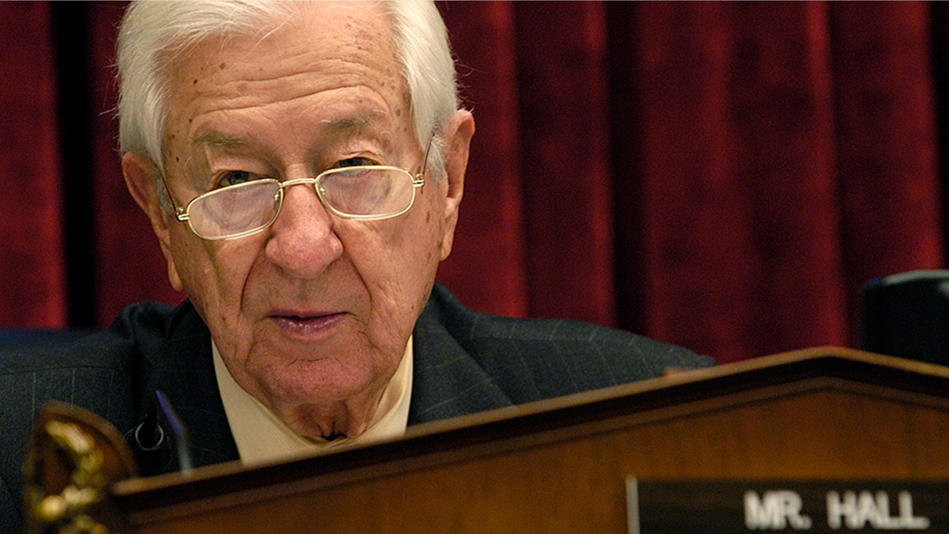 Former Rep. Ralph Hall, a Texas Republican best known for switching parties near the end of his 17-term career from 1981 to 2015, died Thursday. (Photo By Chris Maddaloni/Roll Call/Getty Images)