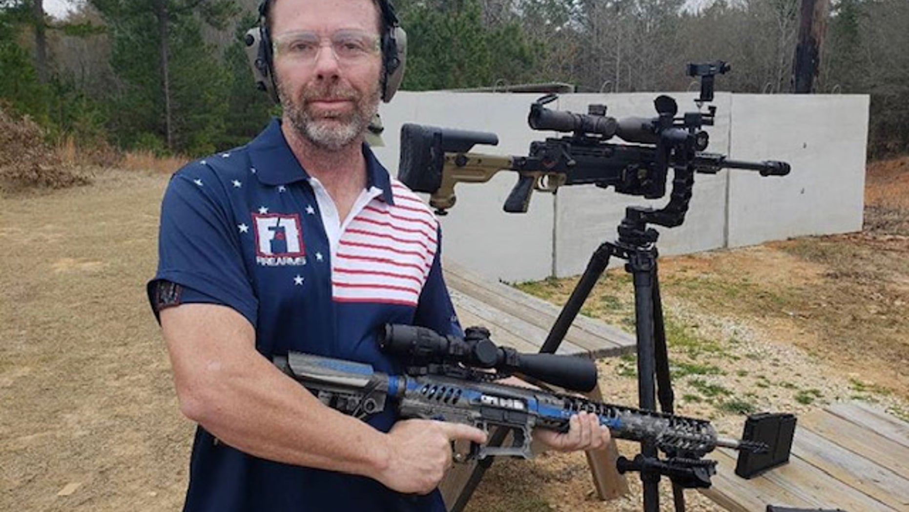 David Smith, a pro shooter with Parkinson's Disease, has developed what he called "gun therapy."