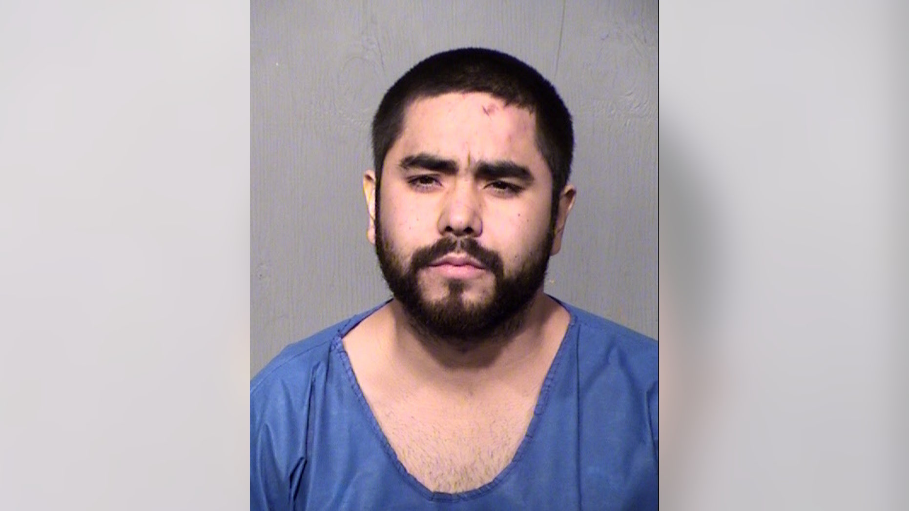 Fernando Acosta, 25, was arrested Friday, charged in connection with the stabbing death of a female passenger after a car crash, authorities say.