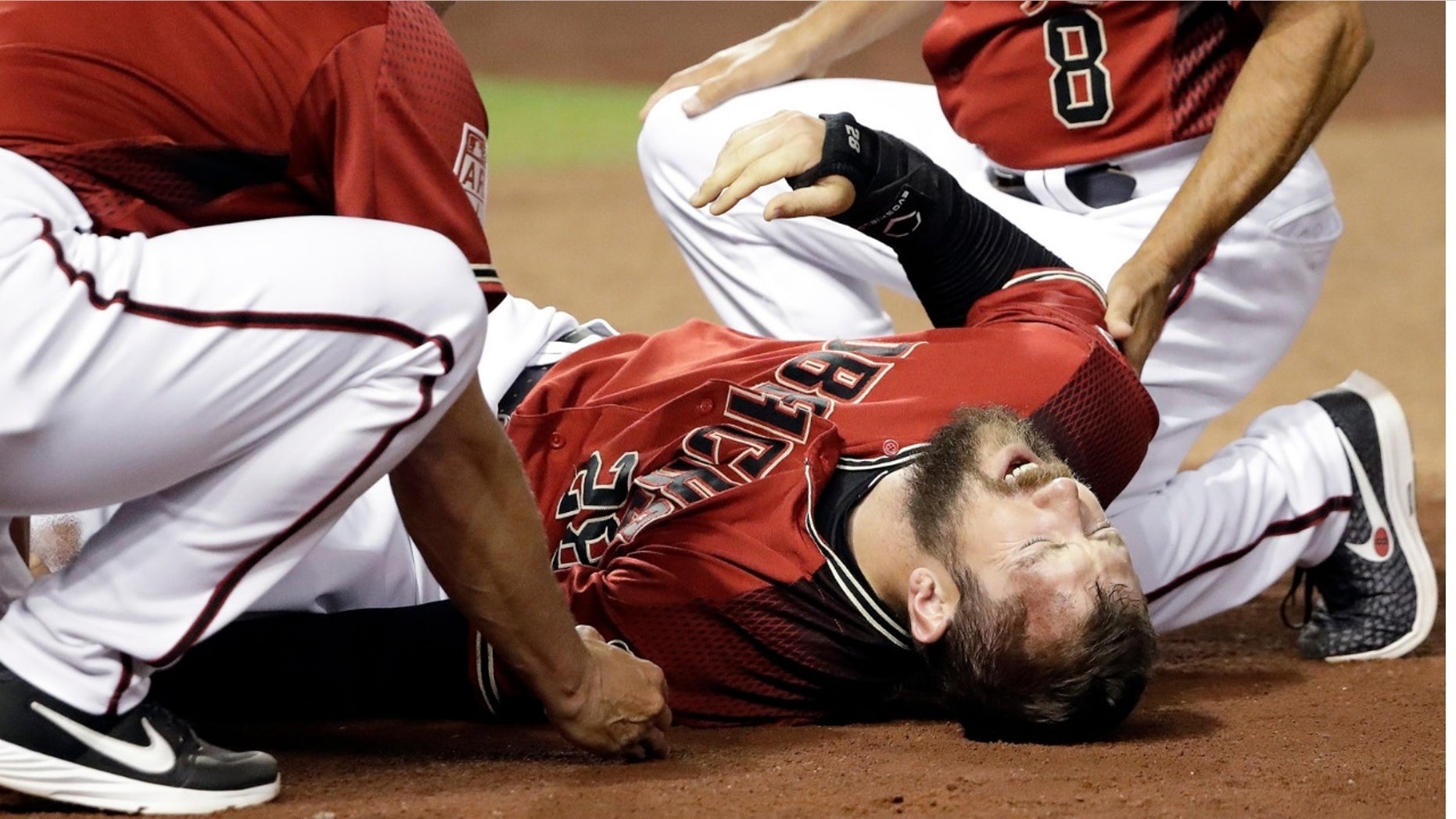Arizona Diamondbacks right fielder Steven Souza Jr. suffered a gruesome knee injury Tuesday just days before opening day.