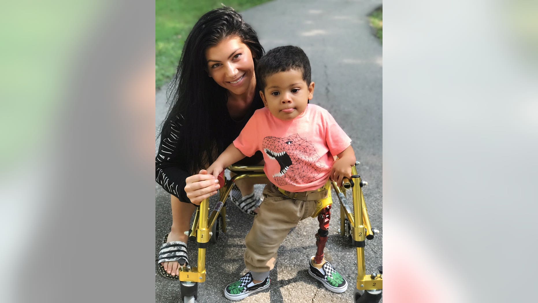 “The theft was so upsetting," said Josiah's mother Brie, 30. "He relies on the prosthetic for his independence and mobility and to take that away from somebody is just crappy."