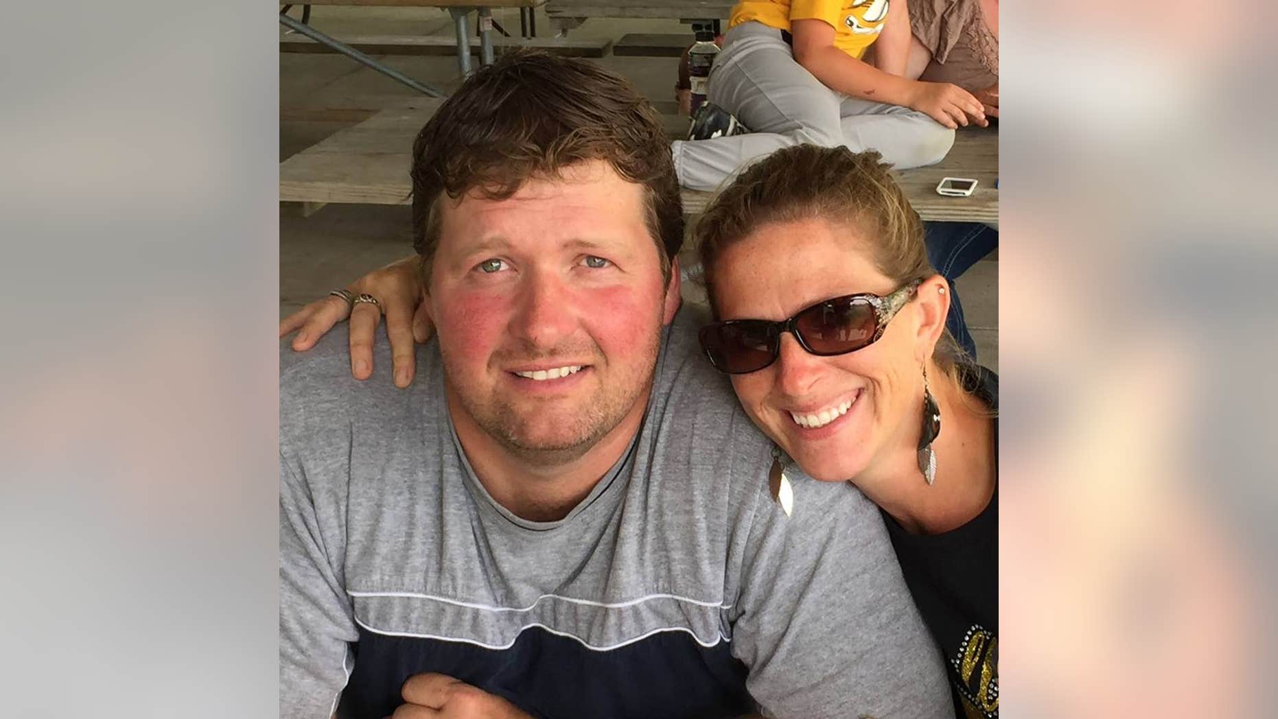 Todd Mullis and Amy Mullis in a September 2016 photograph posted on social media.