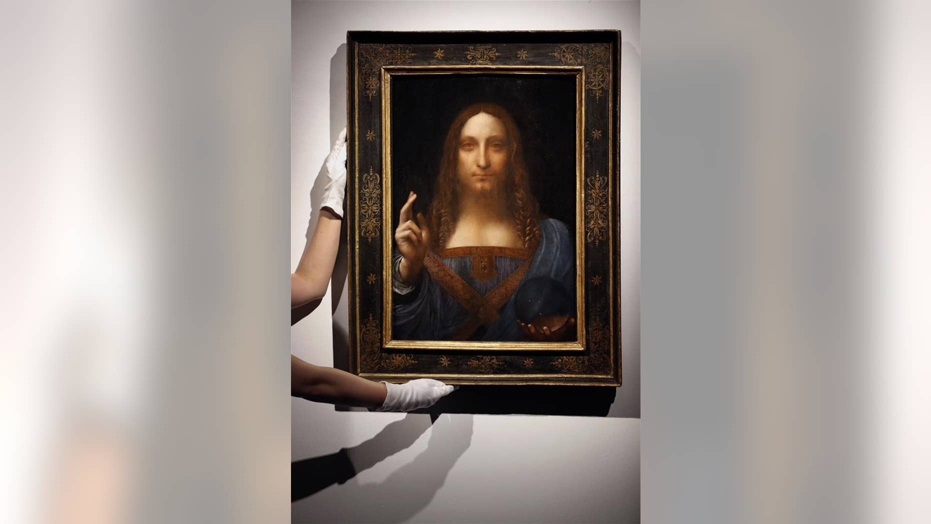 A file photo of Leonardo da Vinci's "Salvator Mundi," which is believed to be a likeness of da Vinci himself. It was used in the study.