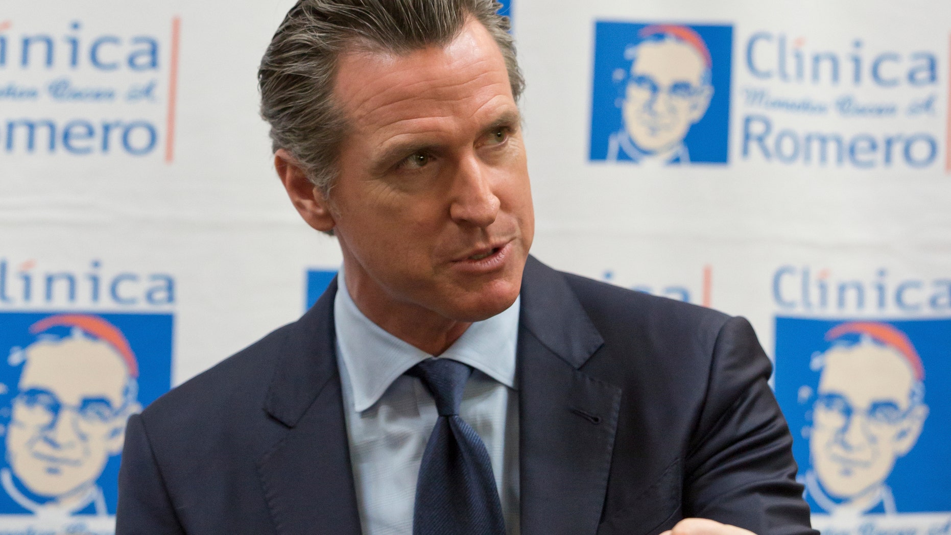 California Gov. Gavin Newsom said Thursday he will travel to El Salvador this month to discuss the poverty and violence that's causing waves of migrants to seek asylum in the United States. (Associated Press)