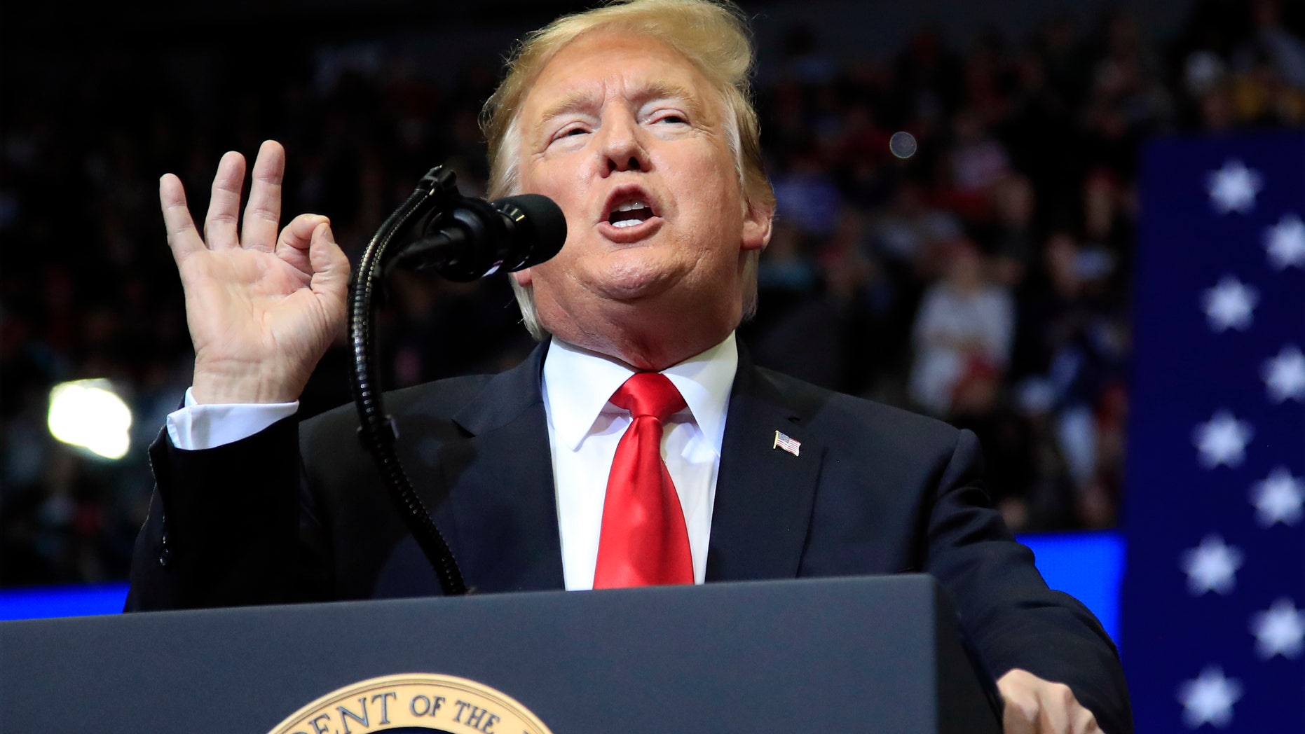 President Trump's win, the Mueller investigation and Hillary Clinton were all discussed during a new episode of Fox Nation's "Deep Dive." (AP Photo/Manuel Balce Ceneta, File)