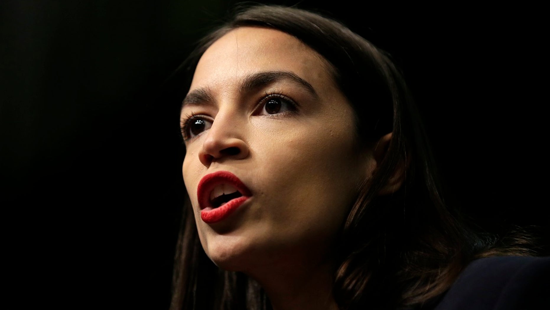 Rep. Alexandria Ocasio-Cortez, D-N.Y., Speaks at the National Action Network convention in New York on Friday, April 5, 2019. (Associated Press)