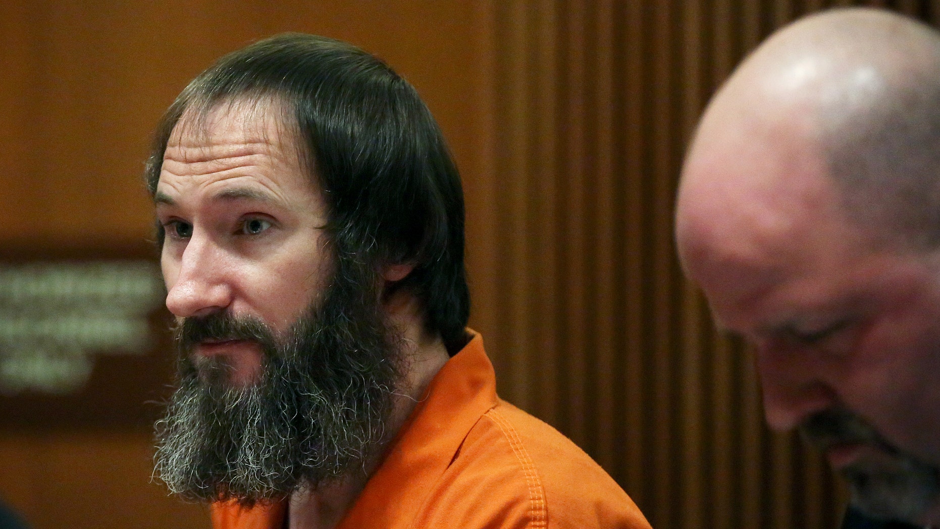 Johnny Bobbitt is in the courtroom at the sentencing hearing at the Burlington County Superior Court in Mount Holly, New Jersey on Friday, April 12, 2019. Bobbitt, l Homeless veteran who admitted to conspiring with a New Jersey couple in a GoFundMe scam that raised more than $ 400,000, was sentenced Friday to five years of probation.