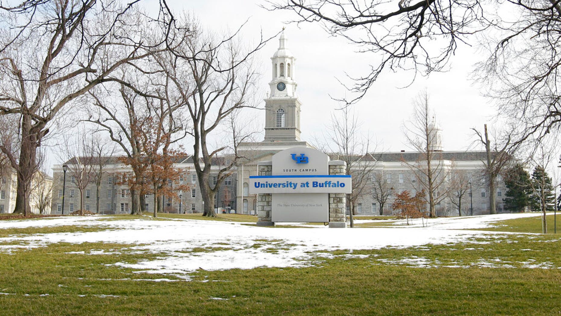 The Buffalo University said a student who might have been hospitalized due to a fraternity-related hot event died Wednesday.