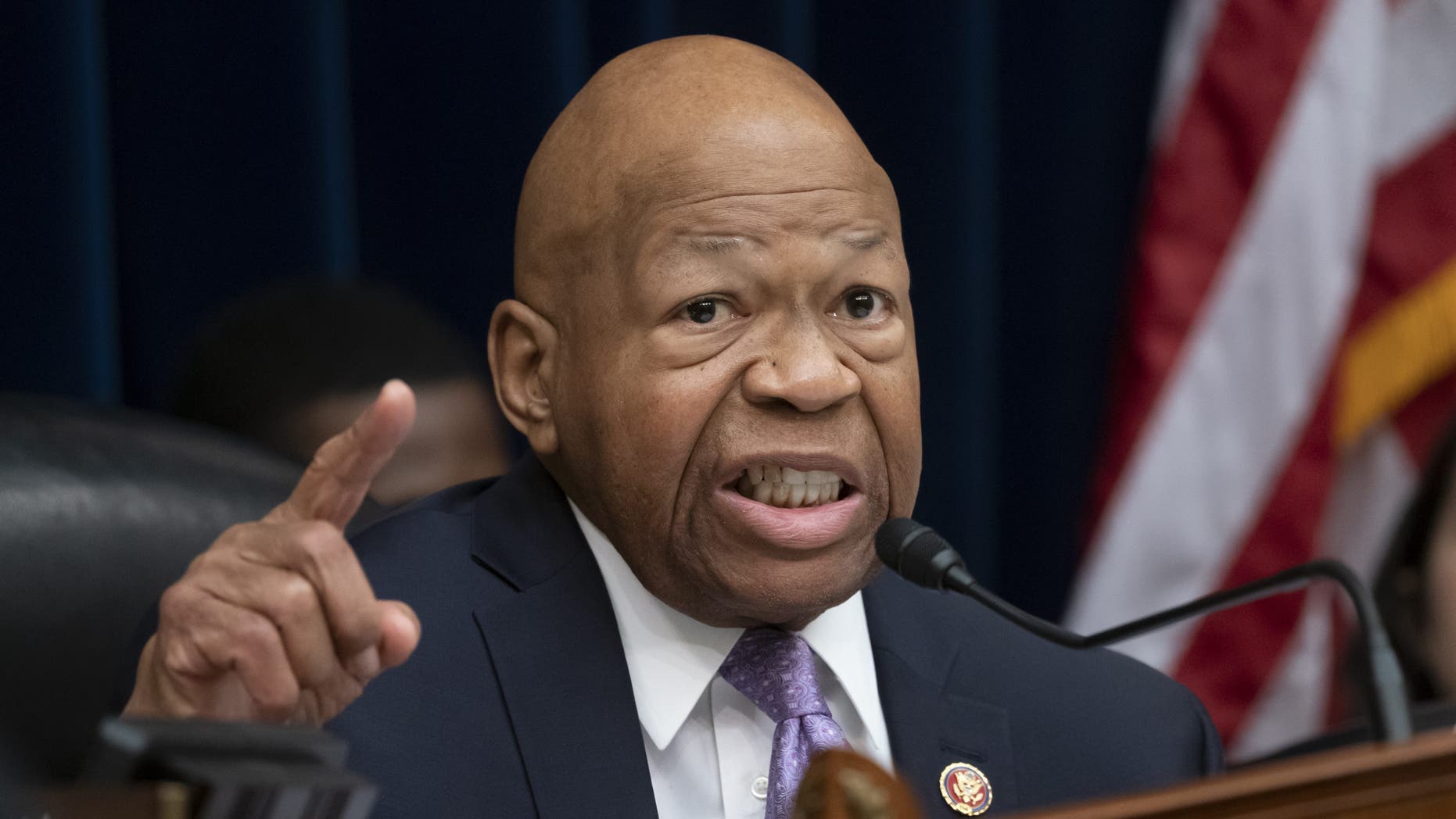 House Oversight and Reform Committee Chair Elijah Cummings, D-Md., speaks on Capitol Hill in Washington. (AP Photo/J. Scott Applewhite)