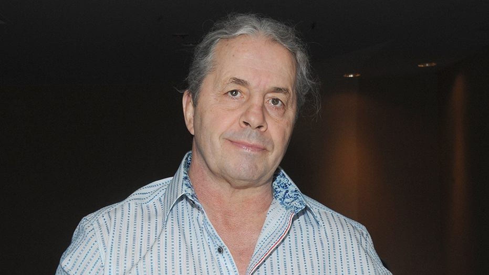 Bret Hart was tackled by a spectator Saturday, April 6, 2019, while he was giving a speech during the WWE Hall of Fame ceremony at Barclays Center.