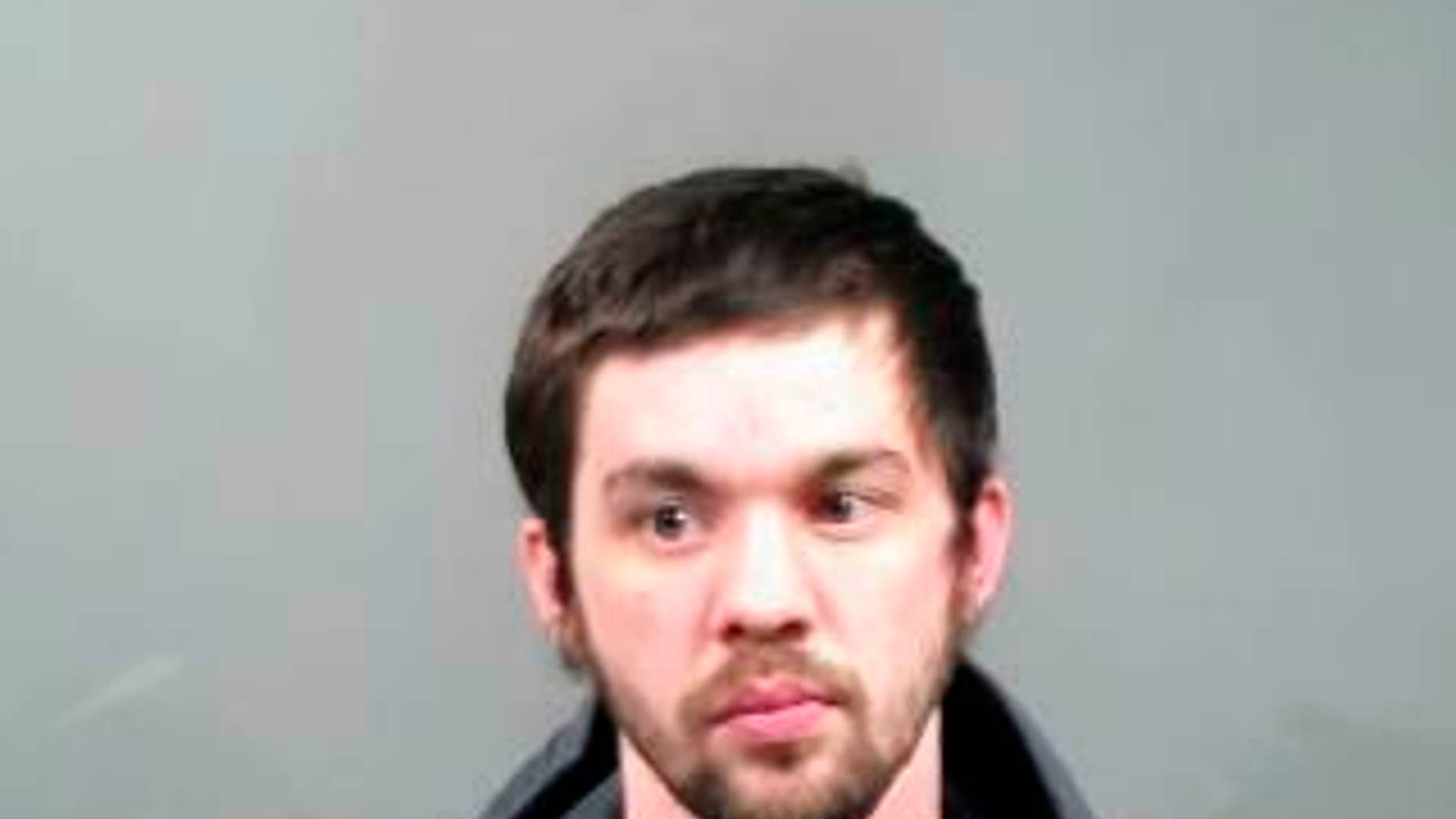 Patrick Javonovich, 28, in this undated reservation provided by Sedgwick County, Kansas, Sheriff. According to the police, Javonovich and Brandi Marchant, including their 3-year-old son, Zaiden Javonovich, were found dead in their mobile home. Police announced that an autopsy would determine the cause of Javonovich's death, whose parents were sentenced to prison last week on suspicion of murder. (Sheriff from Sedgwick County via AP)