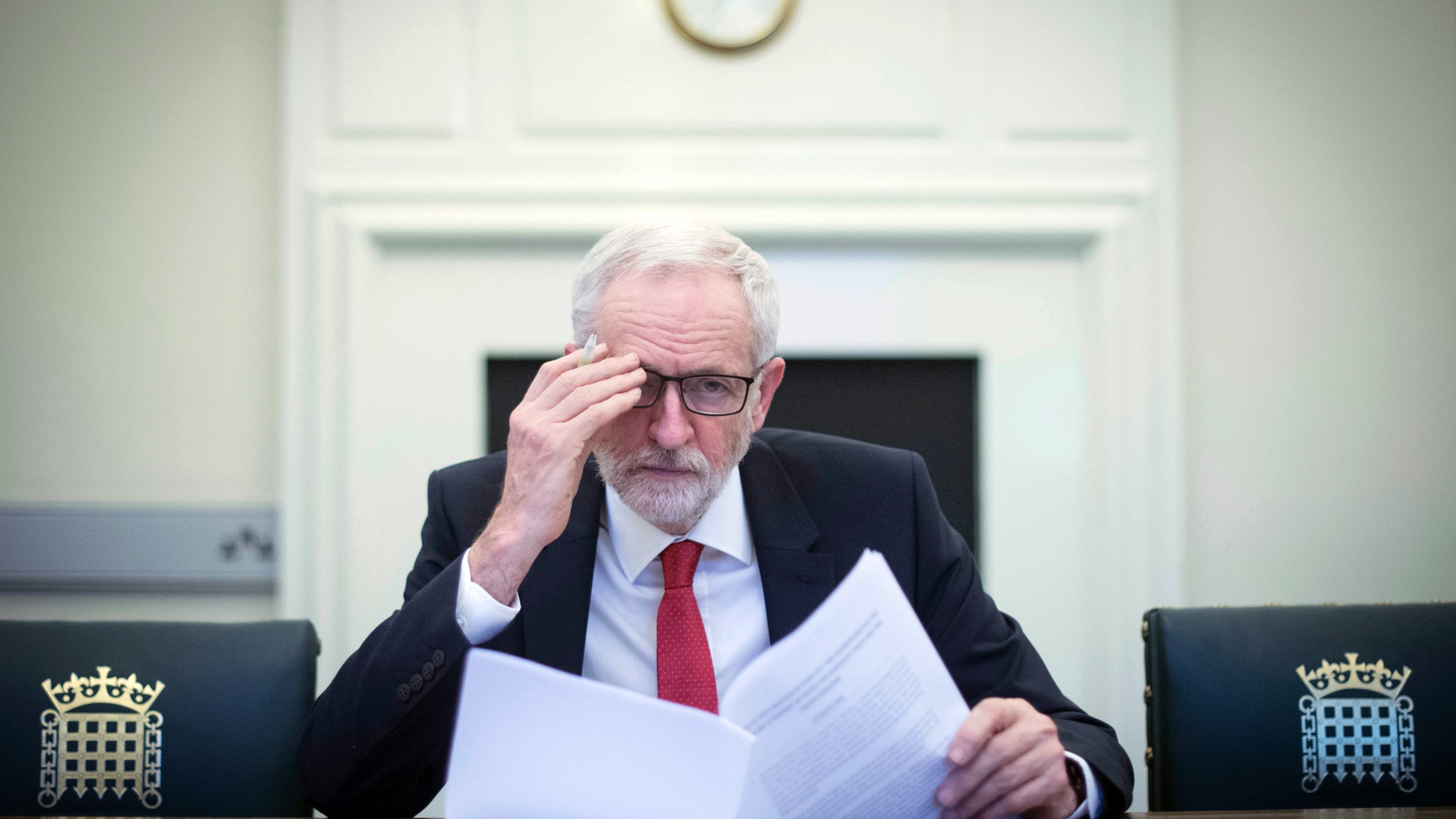 A video on social media purportedly shows British soldiers in Afghanistan using a photo of Labour Party leader as target practice.
