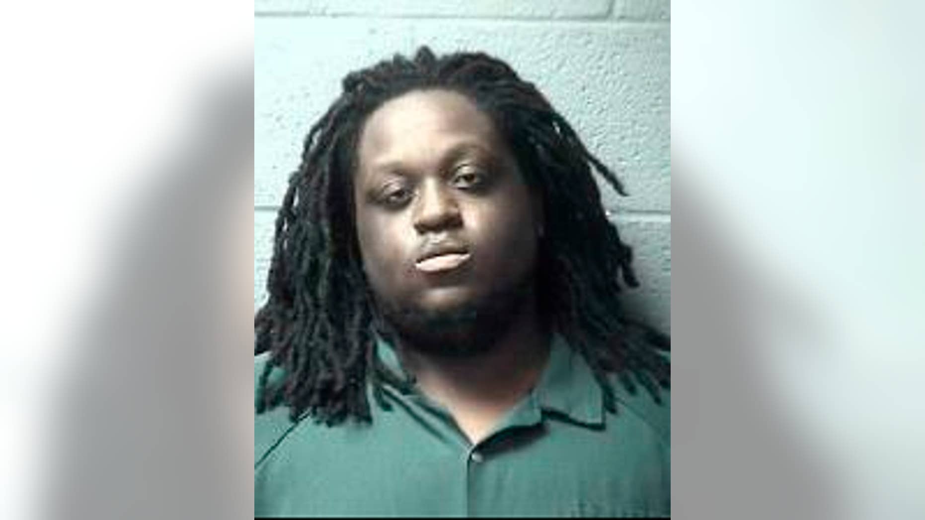 This photo provided by Orangeburg County Detention Center shows Abrian Dayquan Sabb. The South Carolina State Law Enforcement Department says a gunman and a health systems police officer have been wounded by gunfire inside a hospital early Thursday, April 11, 2019 at at Laurens County Memorial Hospital in Clinton, S.C. Authorities identified the gunman in that incident as 23-year-old Abrian Dayquan Sabb. Affidavits provided by the Orangeburg County Sheriff's Office say Sabb has been charged with attempted murder and possession of a weapon during the commission of violent crime. (Orangeburg County Detention Center via AP)
