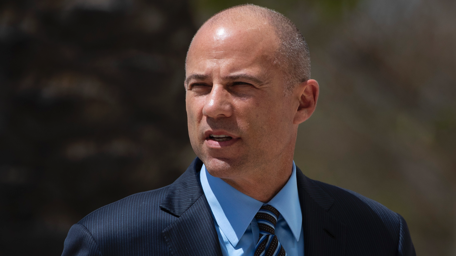FILE - In this April 1, 2019 file photo, attorney Michael Avenatti arrives at federal court in Santa Ana, Calif. An indictment filed against Avenatti, Wednesday, April 10, alleges he stole millions of dollars from clients, didn’t pay his taxes, committed bank fraud and lied in bankruptcy proceedings. (AP Photo/Jae C. Hong)