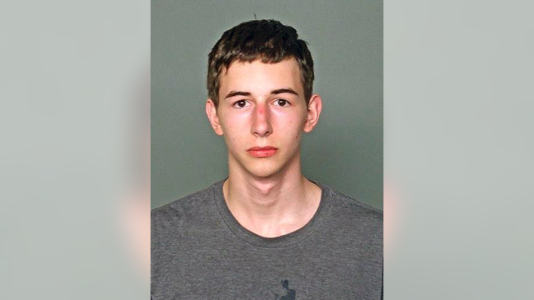In this undated booking photo provided by the Outagamie County, Wisconsin, sheriff's office, shows 17-year-old Alexander M. Kraus, who police say has admitted he fatally shot an elderly couple he knew in eastern Wisconsin and that he was planning to cause harm at his high school. Grand Chute police told the Associated Press Monday, that police responding to a 911 call found the bodies in a Grand Chute home Sunday morning. Police say Alexander M. Kraus, of Neenah, was arrested at the house. Kraus is jailed on possible first-degree intentional homicide charges. (Outagamie County Sheriff via AP)
