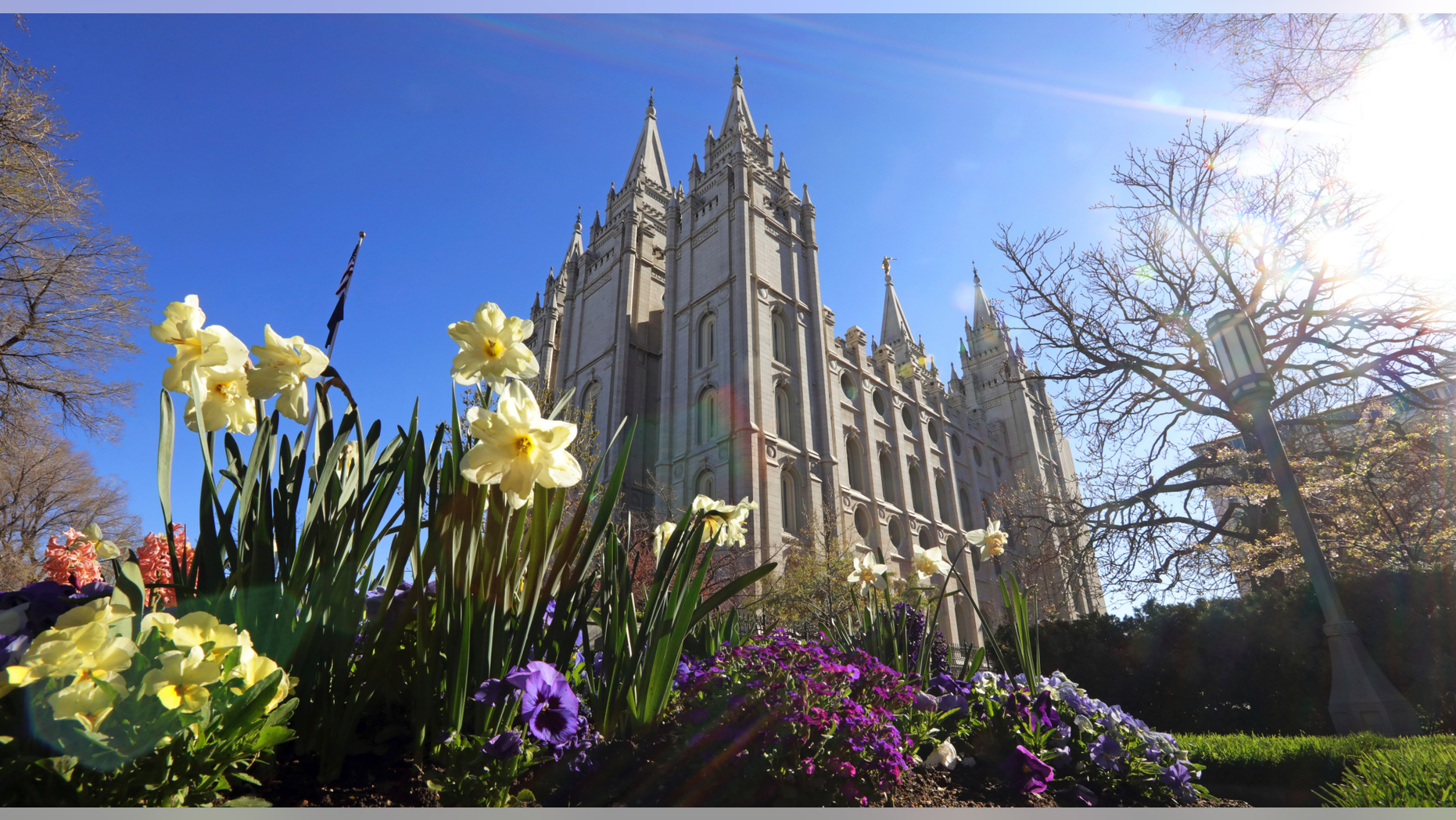 The Salt Lake Temple is shown Friday, April 19, 2019, in Salt Lake City. The iconic temple central to The Church of Jesus Christ of Latter-day Saints faith will close for four years to complete a major renovation, and officials are keeping a careful eye on construction plans after a devastating fire at Notre Dame cathedral in Paris. Church President Russell M. Nelson said Friday the closure will begin in December. (AP Photo/Rick Bowmer)