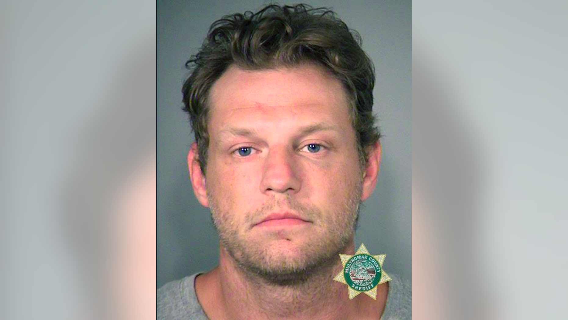 FILE - This undated file photo provided by the Multnomah County Sheriff's office shows Russell Courtier. The white supremacist who ran down and killed a young black man in Oregon two years ago was sentenced Tuesday, April 16, 2019, to life in prison without the possibility of parole for 28 years. Courtier's sentencing came after jurors in March found Courtier, 40, guilty of murder, hit-and-run driving and the hate crime of second-degree intimidation in the death of 19-year-old Larnell Bruce, The Oregonian/OregonLive reported. (Multnomah County Sheriff's Office via AP, File)