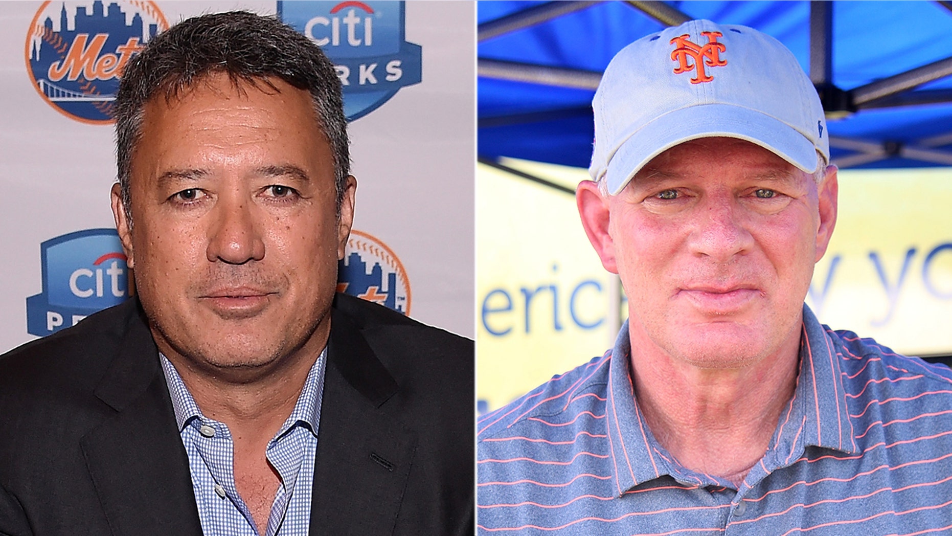 Claims in a new book have apparently left former New York Mets teammates Ron Darling, left, and Lenny Dykstra at odds.