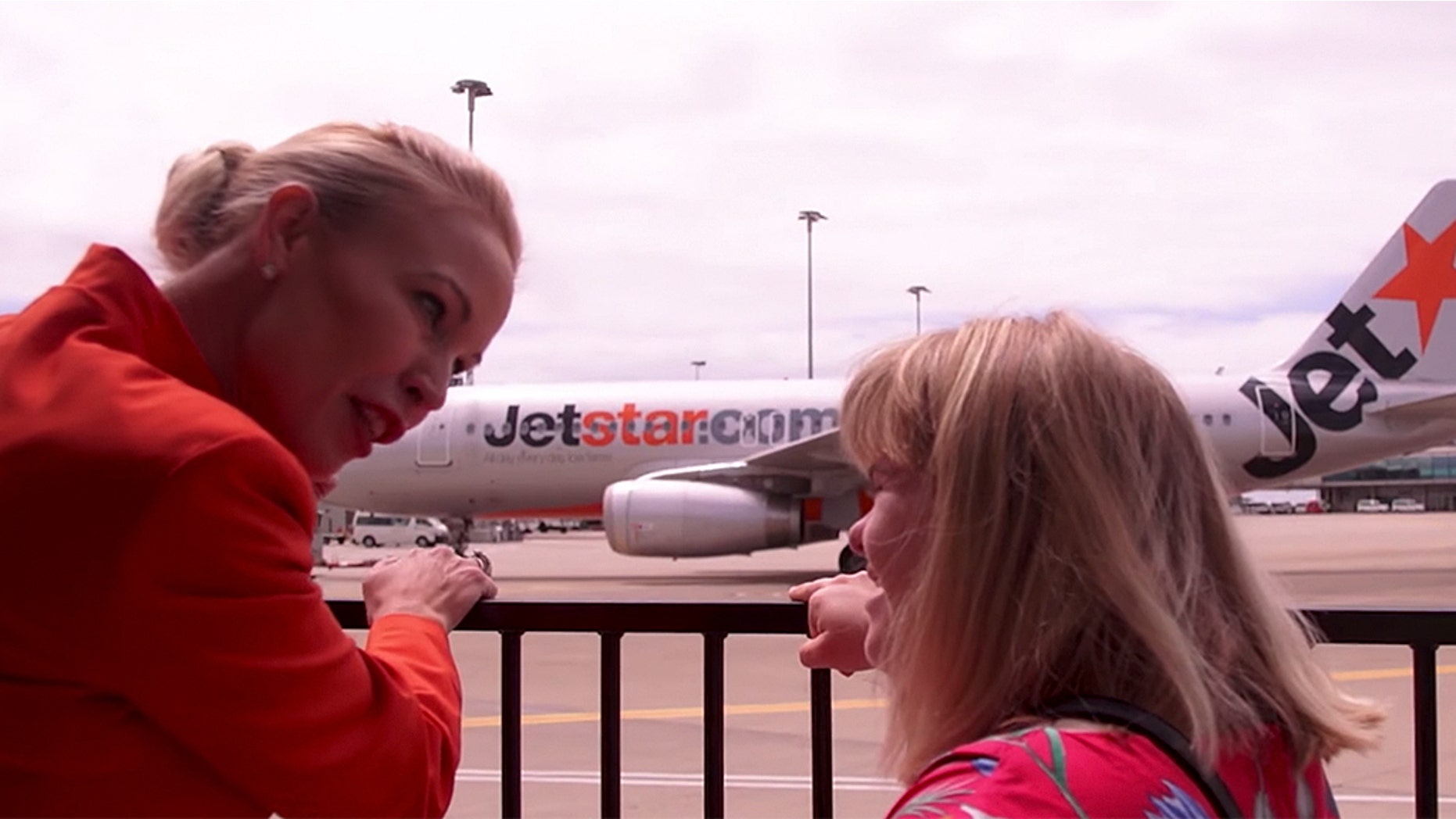 “My passion about being a flight attendant is making people happy,” Georgia Knoll of Queensland said of the special experience.
