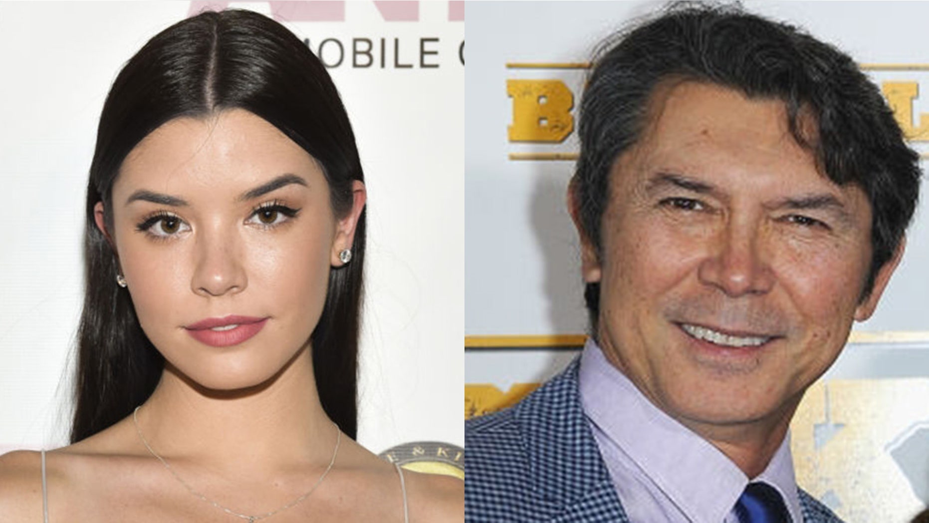 Lou Diamond Phillips (left) said his daughter Gracie Phillips was determined to make it on her own. — Getty