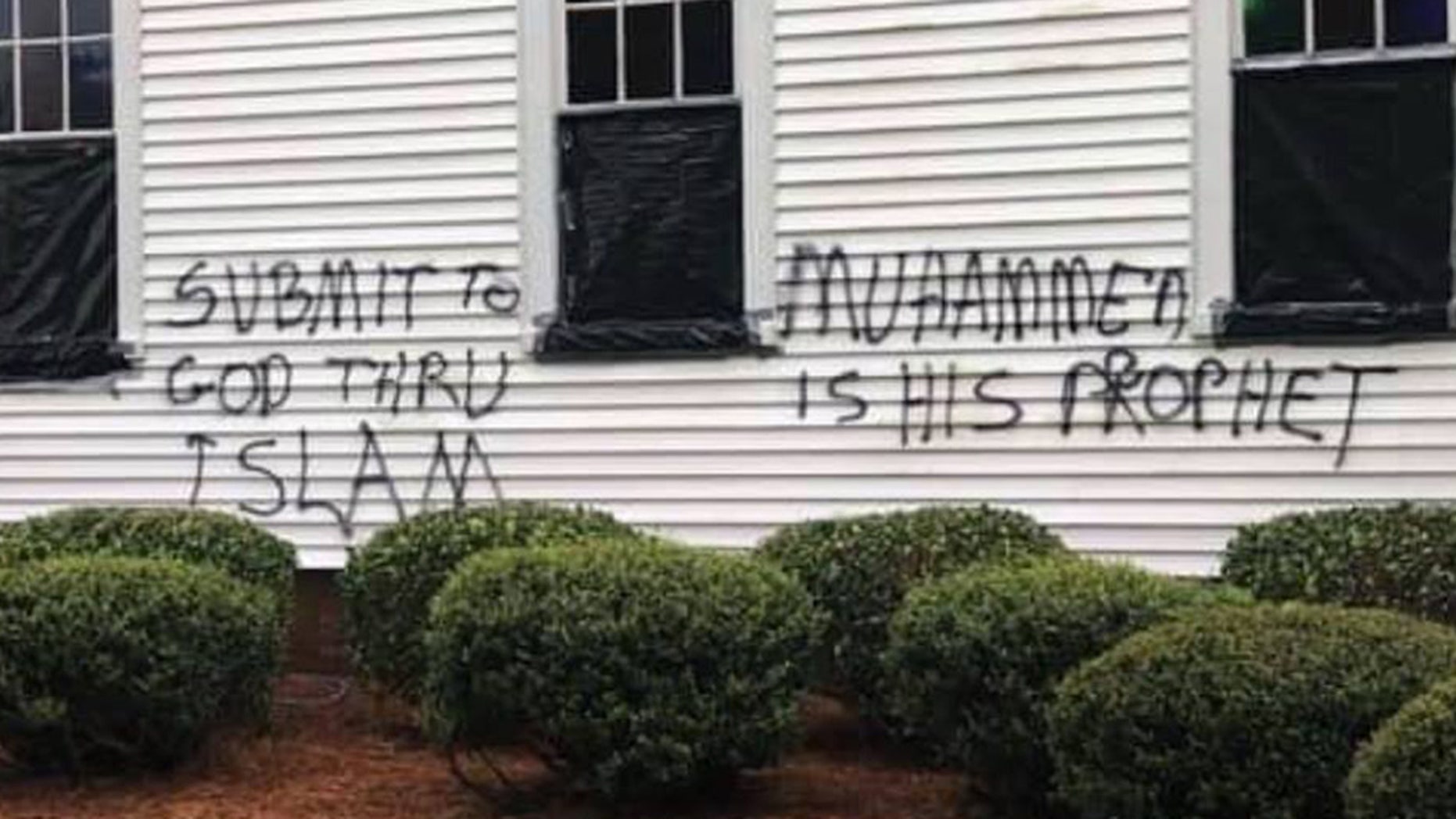 A Presbyterian church in upstate South Carolina was broken into and vandalized Sunday, according to the local police.
