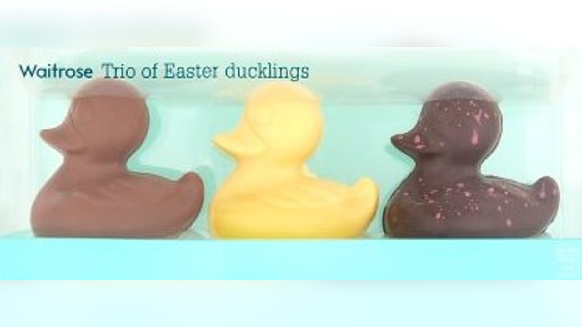 The UK supermarket Waitrose withdrew its trio of chocolate Easter ducklings following complaints that the treat's packaging was racist.