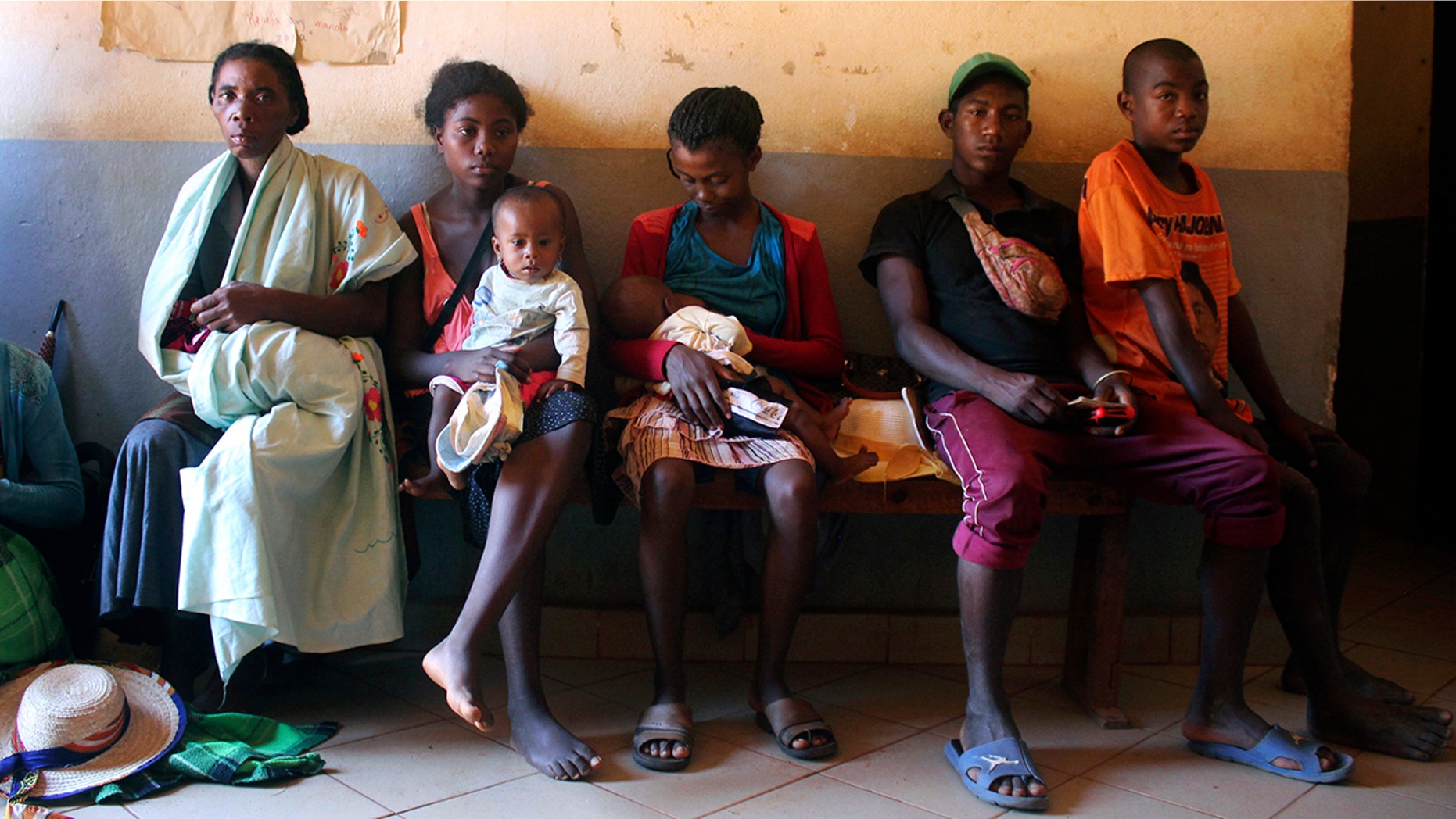 Mothers wait to have their babies vaccinated against measles, at a health care center in Larintsena, Madagascar, on March 21, 2019. As the island nation faces its largest measles outbreak in history and cases soar well beyond 115,000.